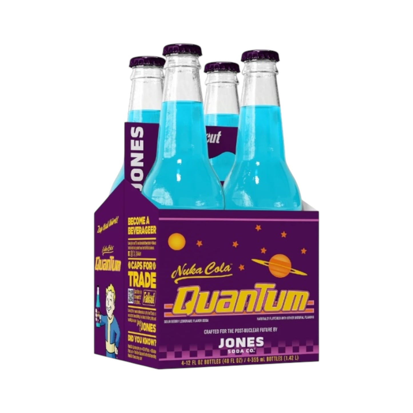 Jones Soda - Special Release Nuka-Cola QuanTum - 12fl.Oz (355ml) - 4-Pack