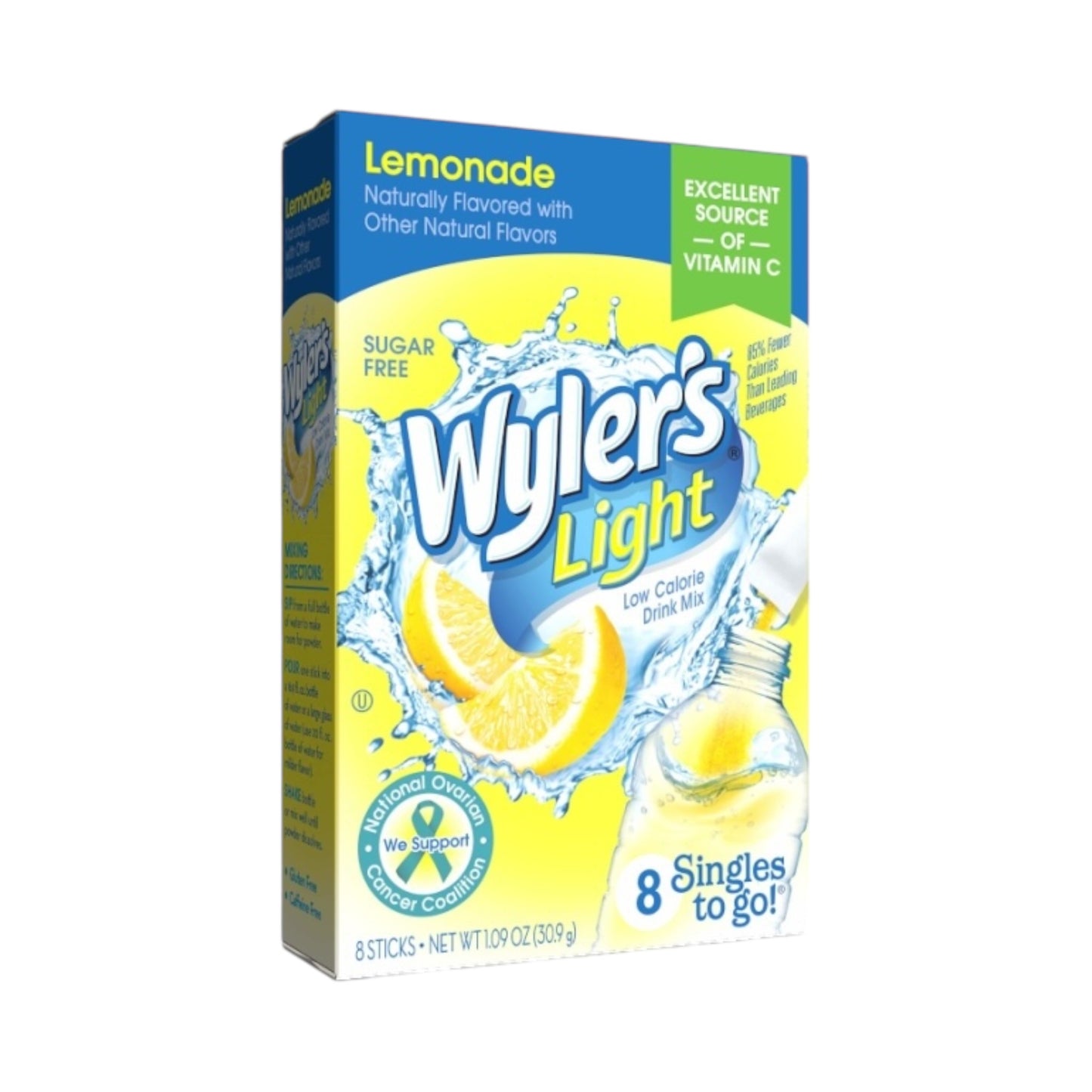 Wyler's Light Singles To Go Lemonade 8-Pack - 1.09oz (30.9g)