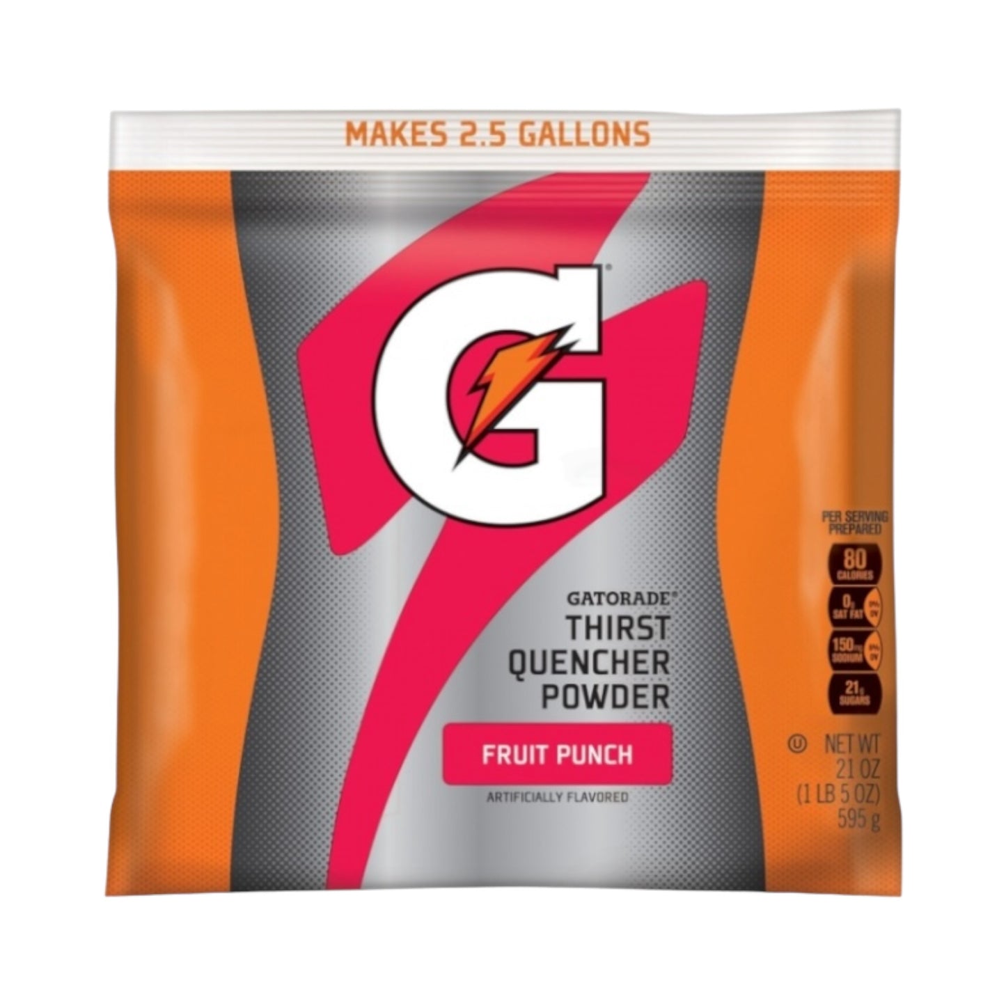 Gatorade - Thirst Quencher Fruit Punch Instant Powder Mix - 21oz (595g)