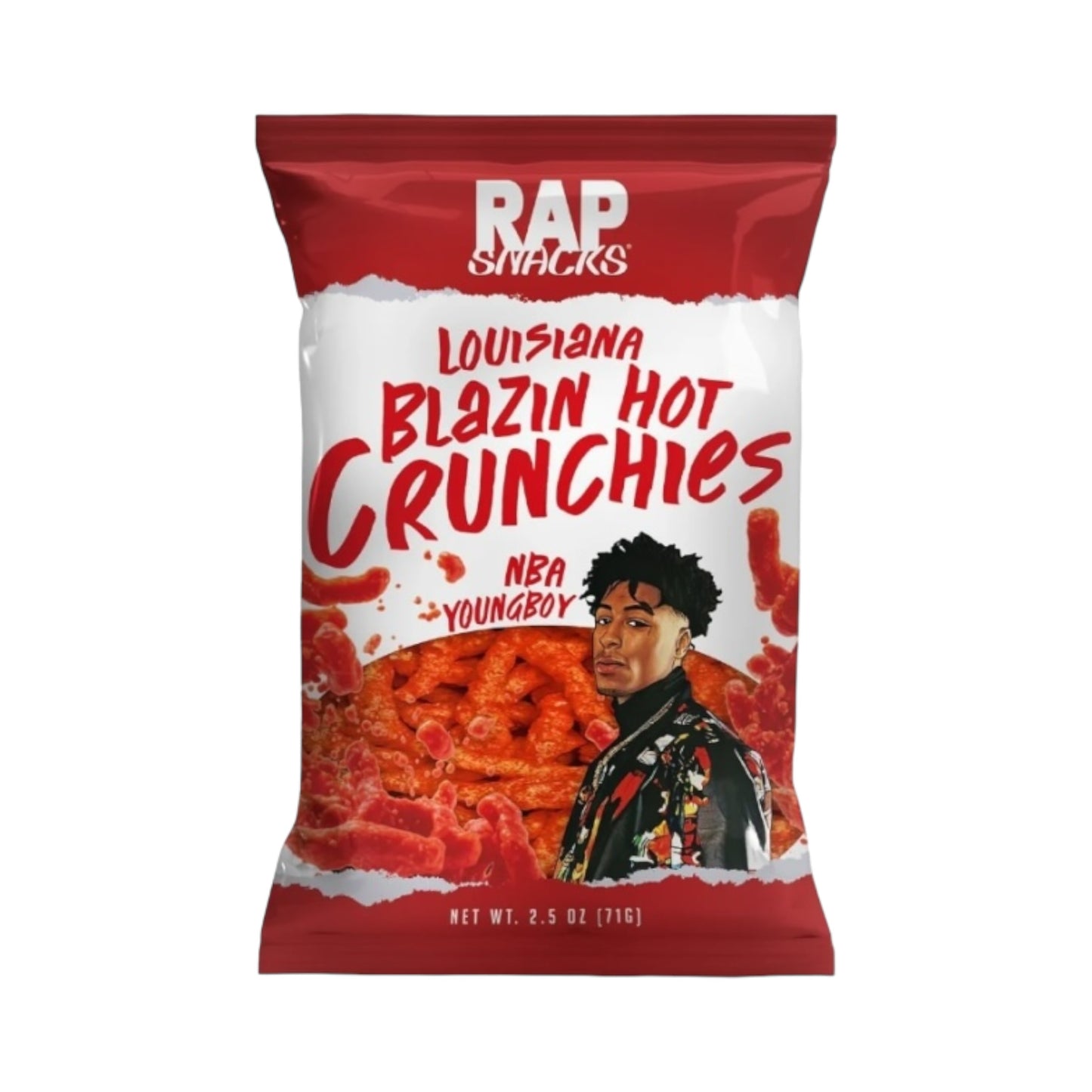 Rap Snacks NBA YoungBoy Blazin Hot Crunchies - 3.5oz (99g)