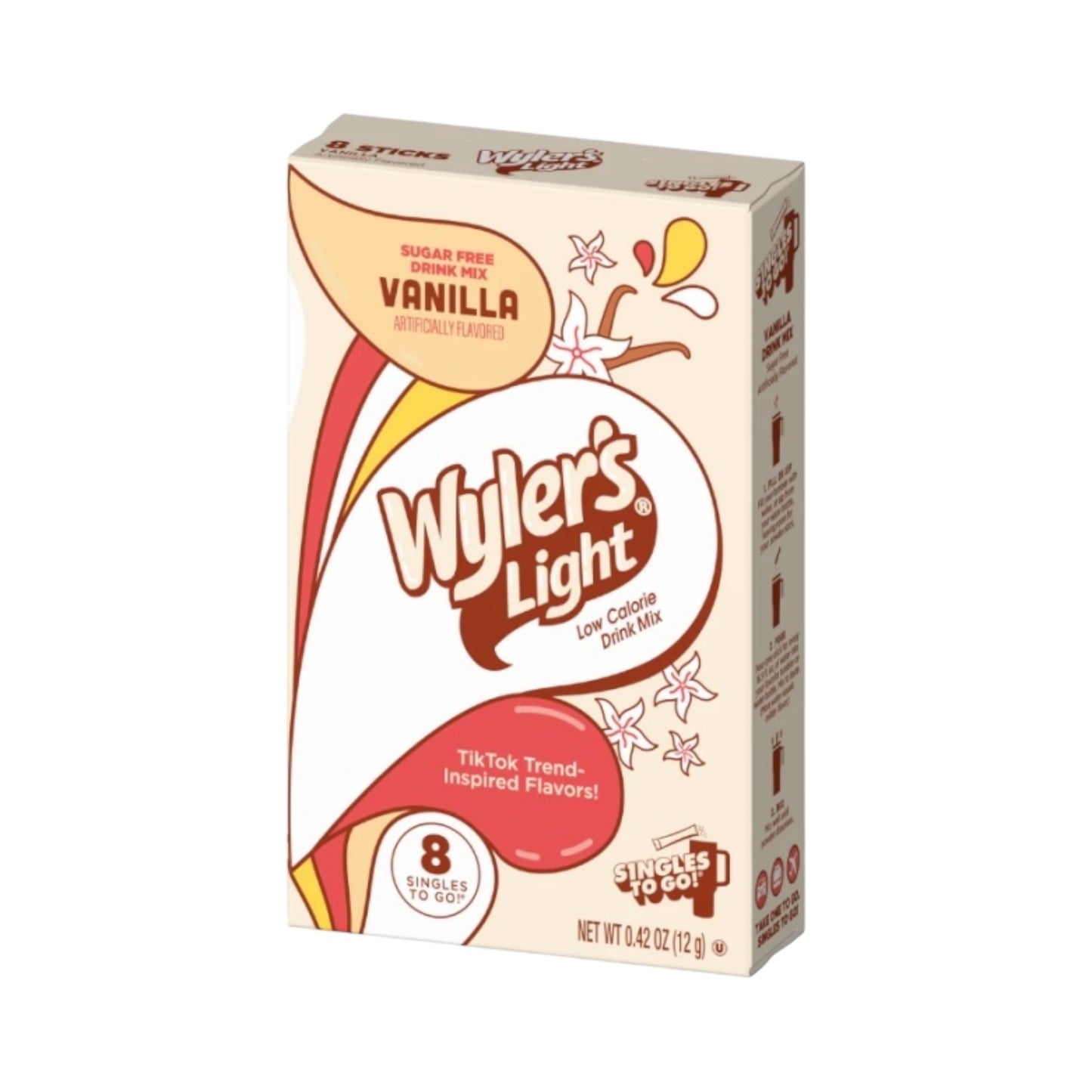 Wyler's Light Singles To Go Watertok Vanilla - 0.42oz (12g)