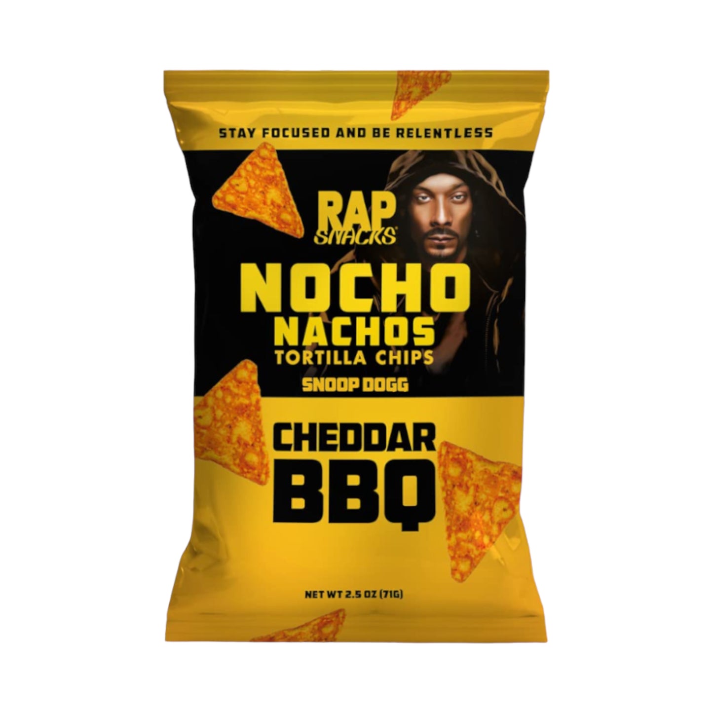 Rap Snacks Snoop Dogg Cheddar BBQ Nocho Nachos - 2.5oz (71g)