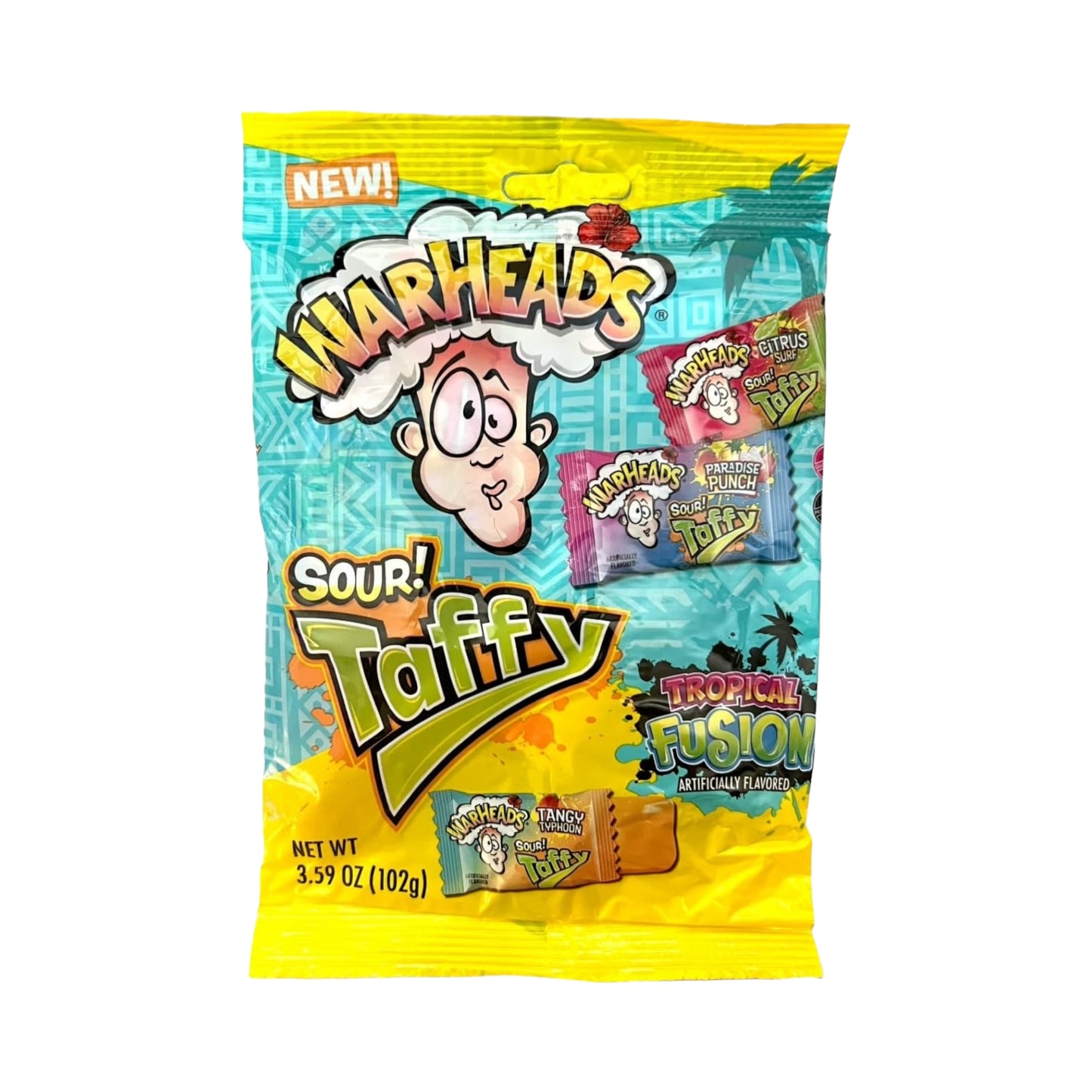 Warheads Sour Taffy Tropical Fusion - 3.59oz (102g)