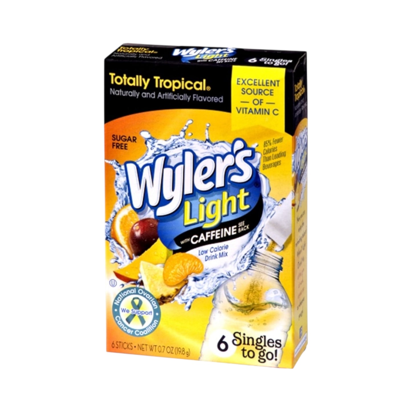 Wyler's Light with Caffeine Singles to go! - Totally Tropical - 0.7oz (19.8g)