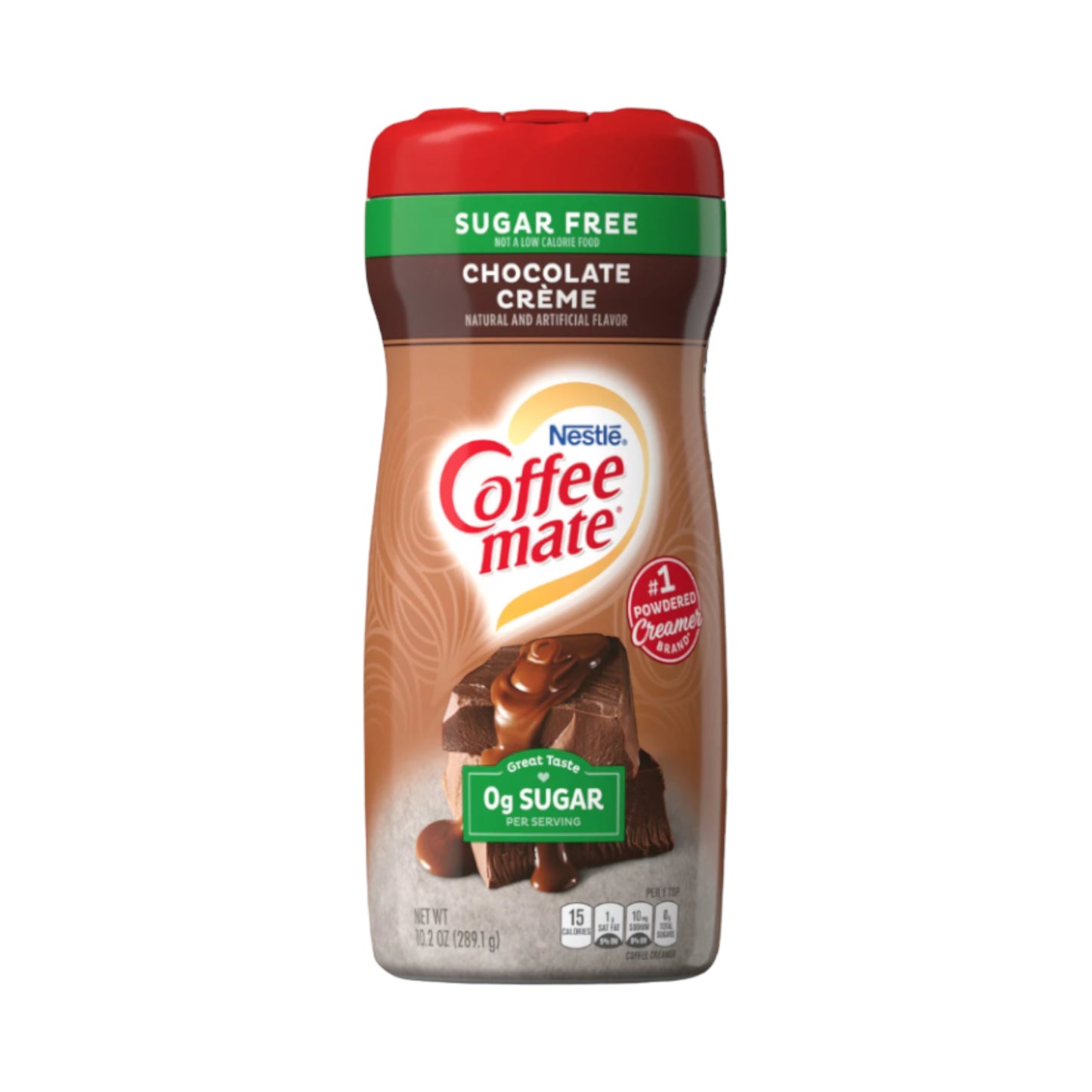 Coffee-Mate Sugar Free Chocolate Crème Powder Creamer - 10.2oz (289.1g)