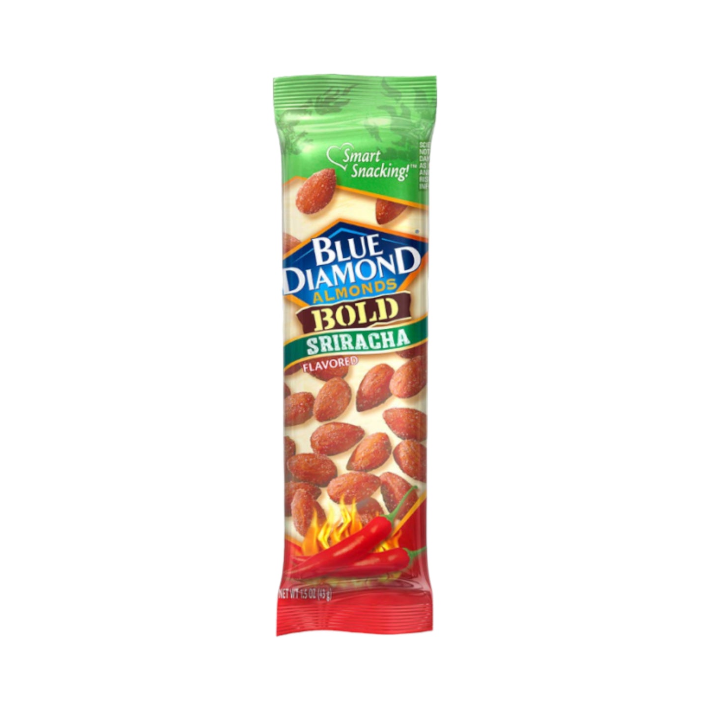Blue Diamond Flavoured Almonds Bold Sriracha - 1.5oz (43g)