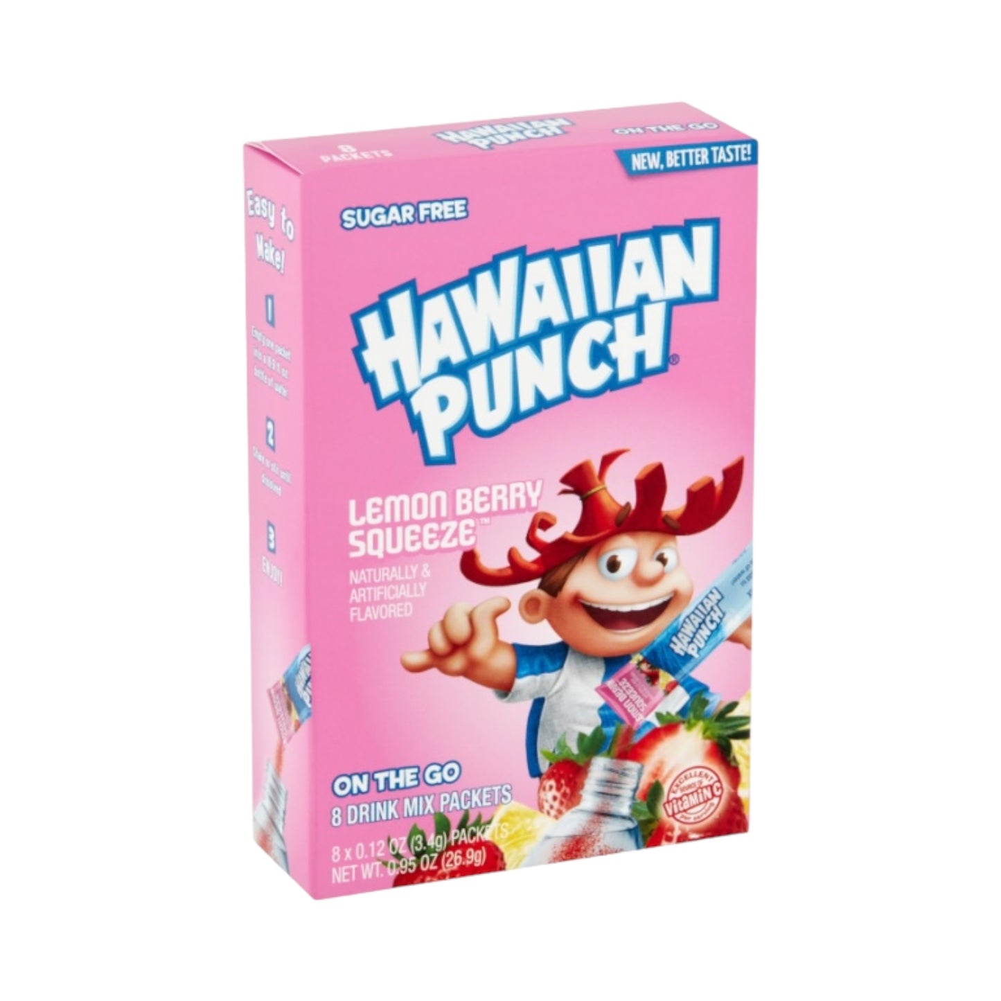 Hawaiian Punch - Singles To Go! Lemon Berry Squeeze - 0.95oz (26.9g)