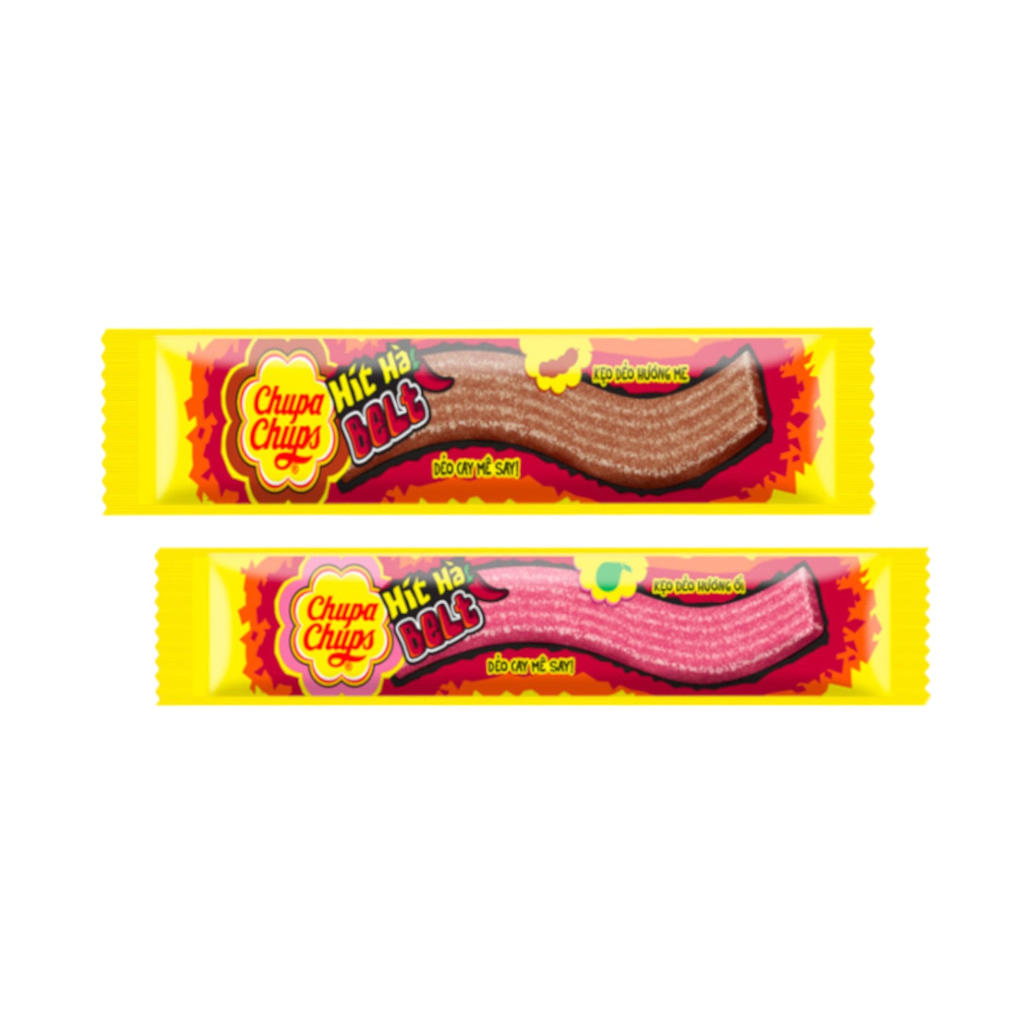 Chupa Chups Spicy Sour Belts - Guava - 8g