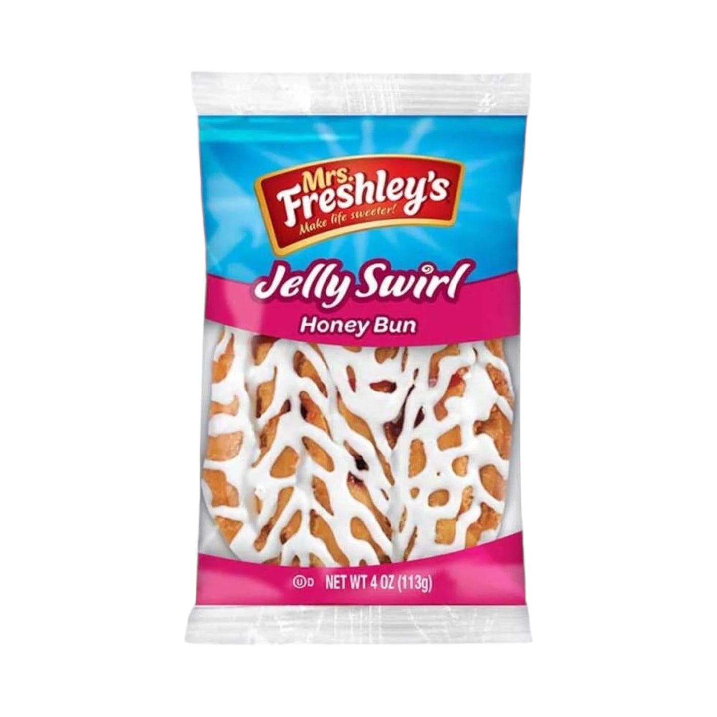 Mrs. Freshley's Jelly Swirl Honey Bun - 4oz (113g)