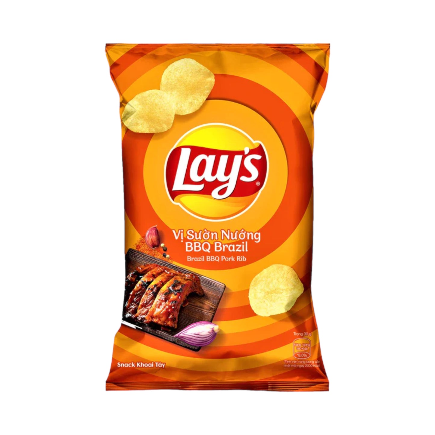 Lays Brazil BBQ Pork Rib - 30g (Vietnam)