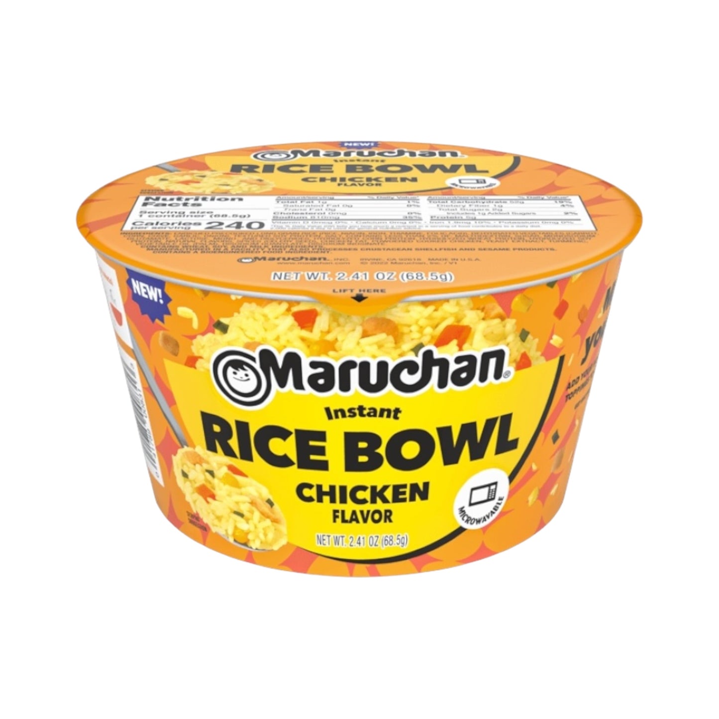 Maruchan Bowl Instant Rice Chicken - 3.76oz (106.8g)