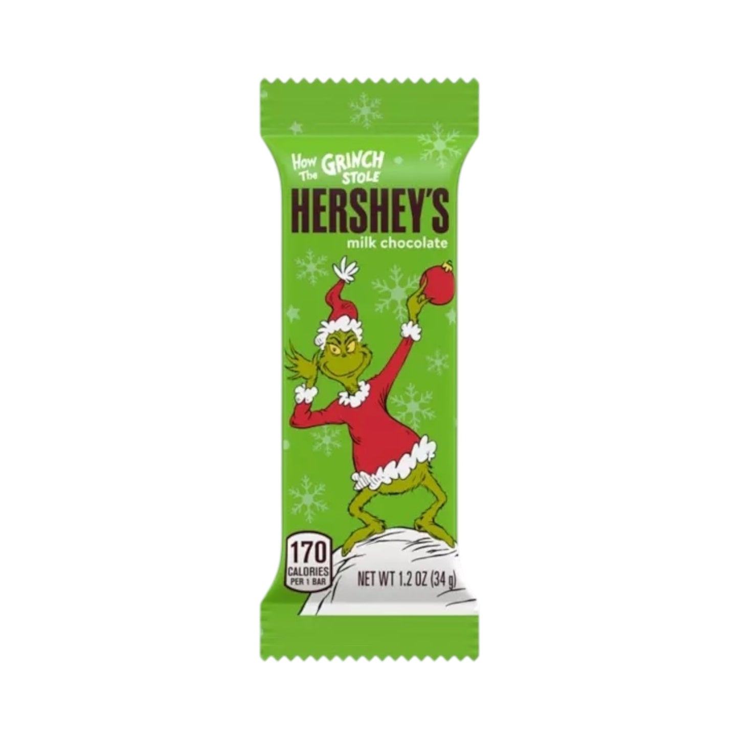 Hershey's Milk Chocolate Grinch - 1.2oz (34g)