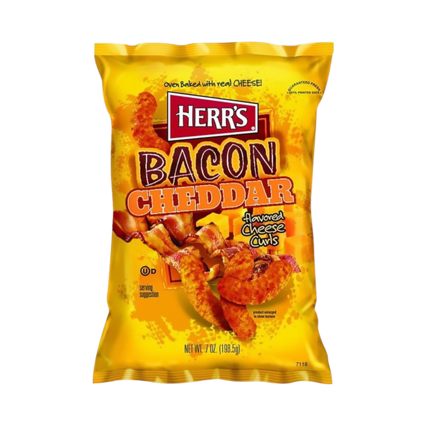 Herr's Bacon Cheddar Cheese Curls - 6oz (170g)