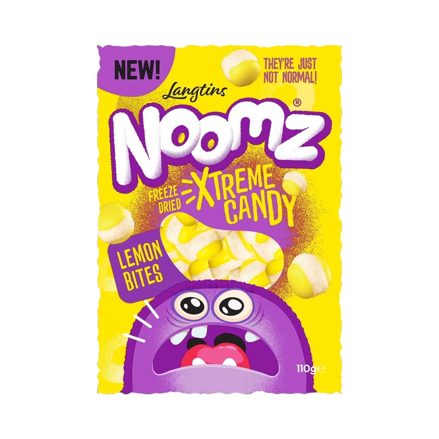 Noomz Freeze Dried Lemon Bites - 110g