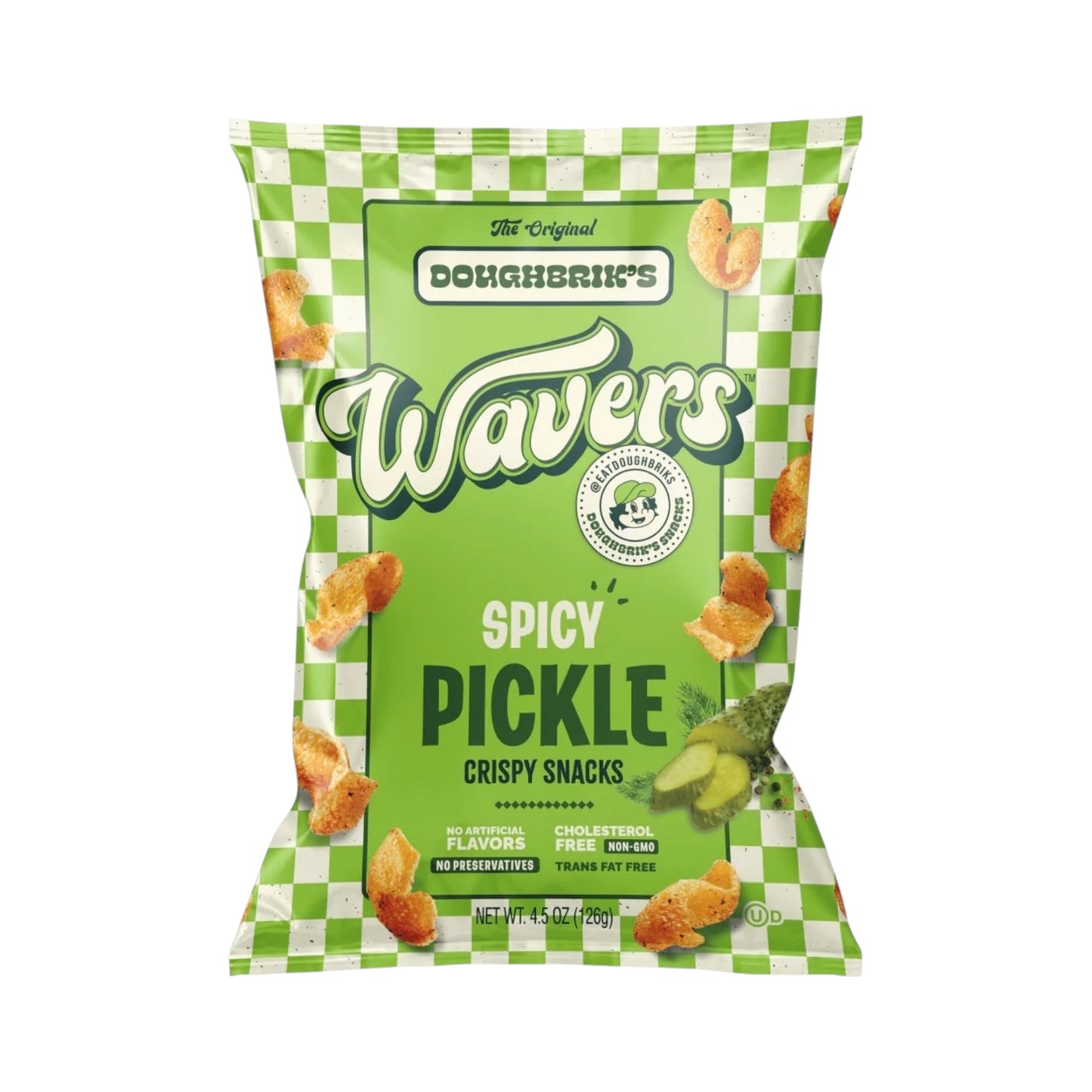 Doughbrik's Wavers Spicy Pickle - 4.5oz (126g)