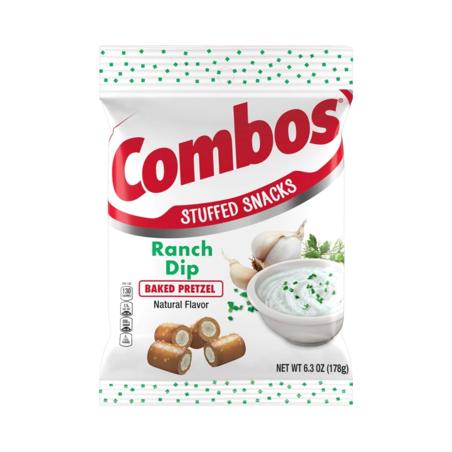 Combos Ranch Dip Baked Pretzel - 6.3oz (178g)