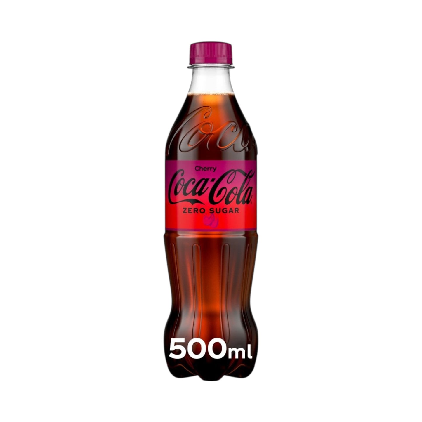 Coca Cola Cherry Zero Sugar - 500ml (PMP £1.40)