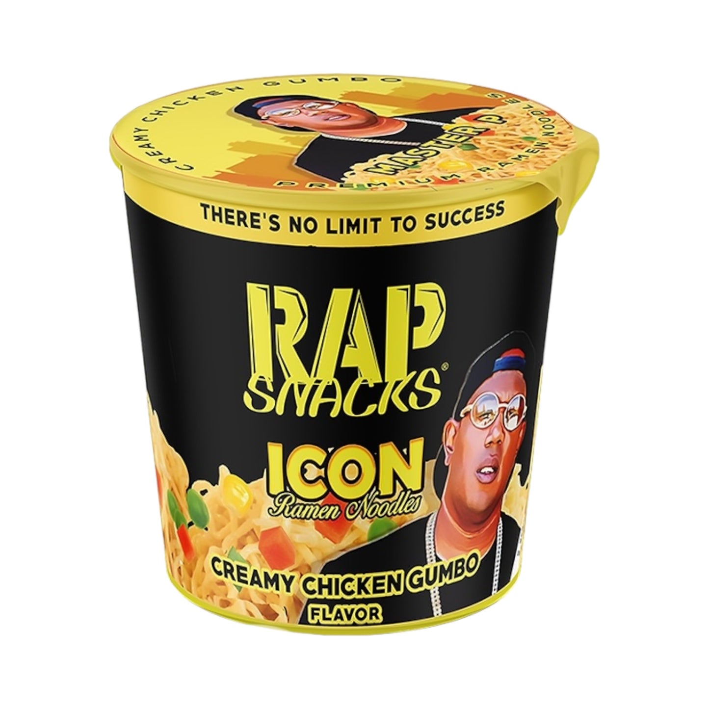 Rap Snacks Icon - Creamy Chicken Gumbo Ramen Noodles (Master P) - 2.25oz (64g)