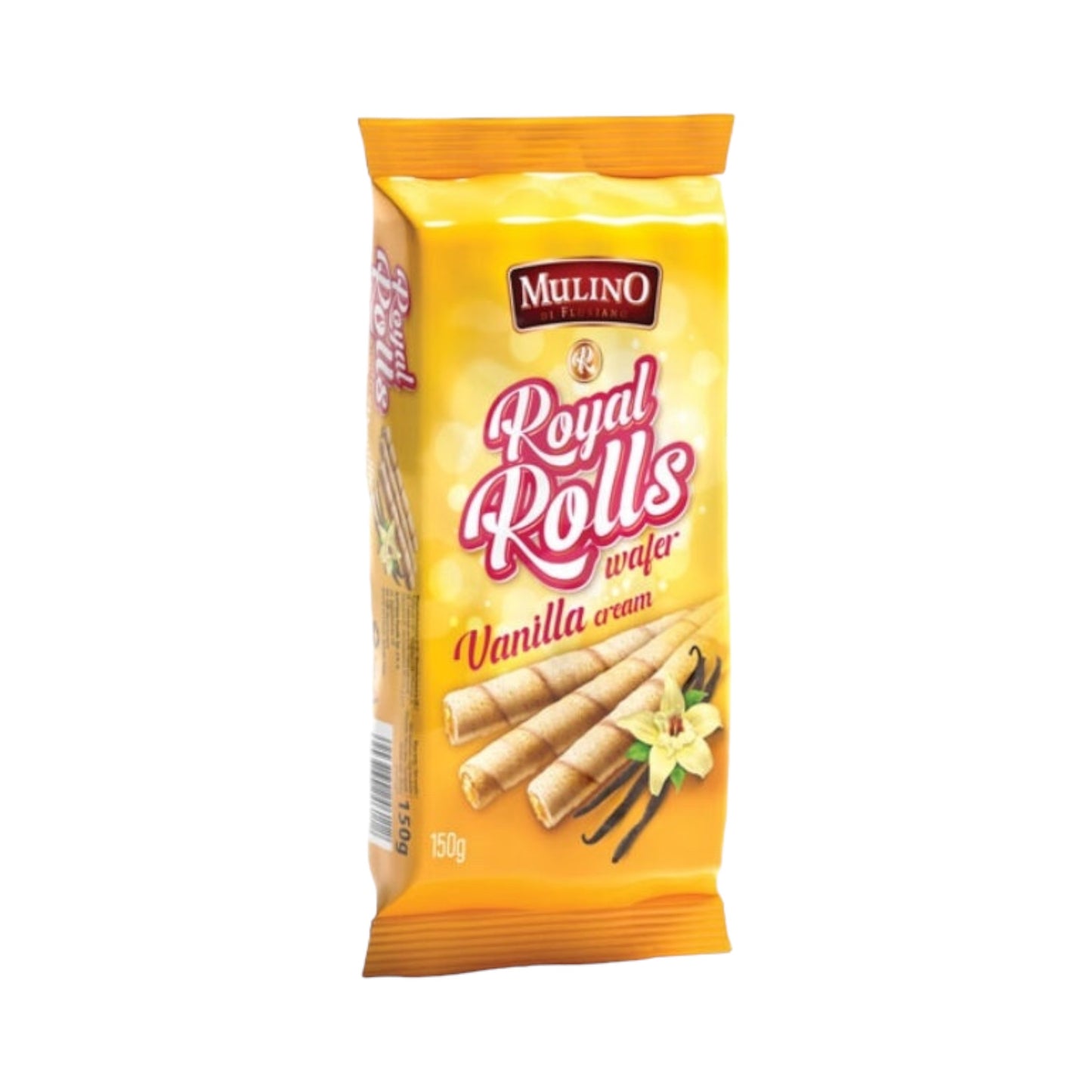 Mulino Royal Wafer Rolls Vanilla Cream - 150g