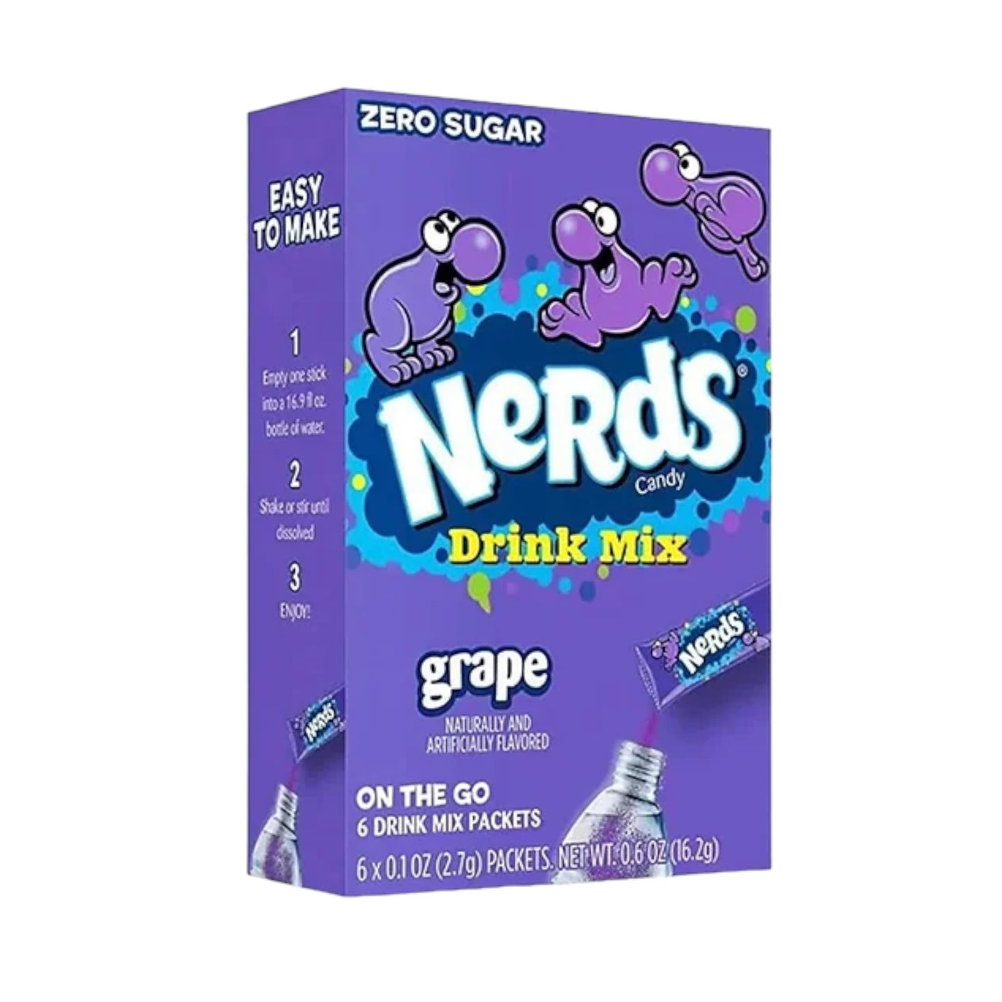 Nerds - Singles To Go Grape - 6 Pack - 0.6 (16.2g)