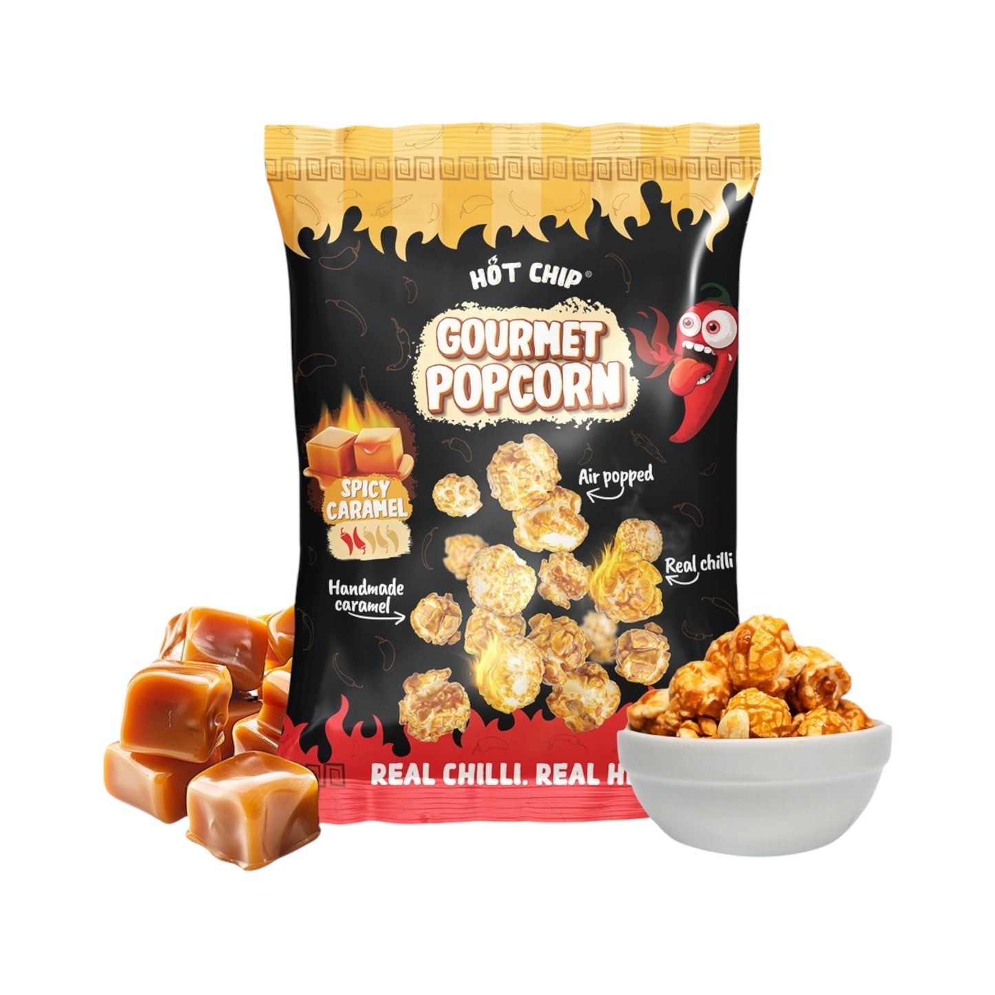 Hot Chip Gourmet Popcorn Spicy Caramel - 120g