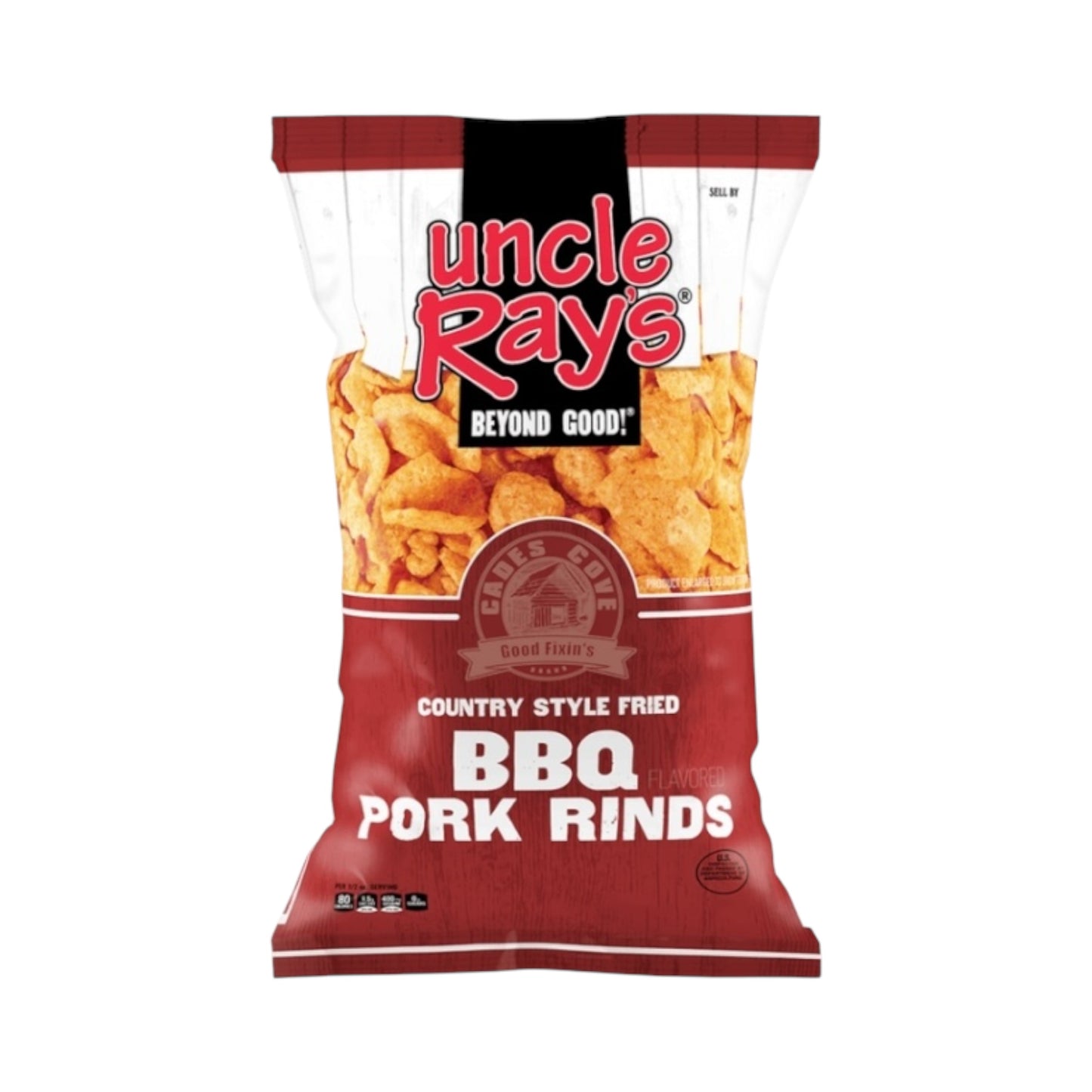 Uncle Ray's BBQ Pork Rinds - 2oz (57g)