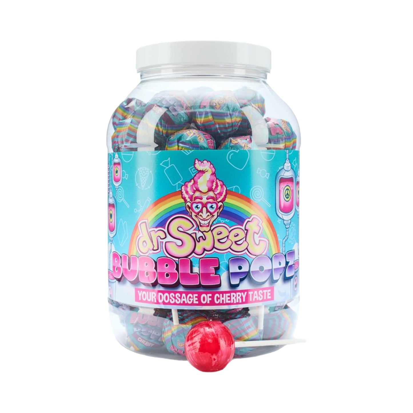 Dr Sweet Bubble Popz Cherry - 25g