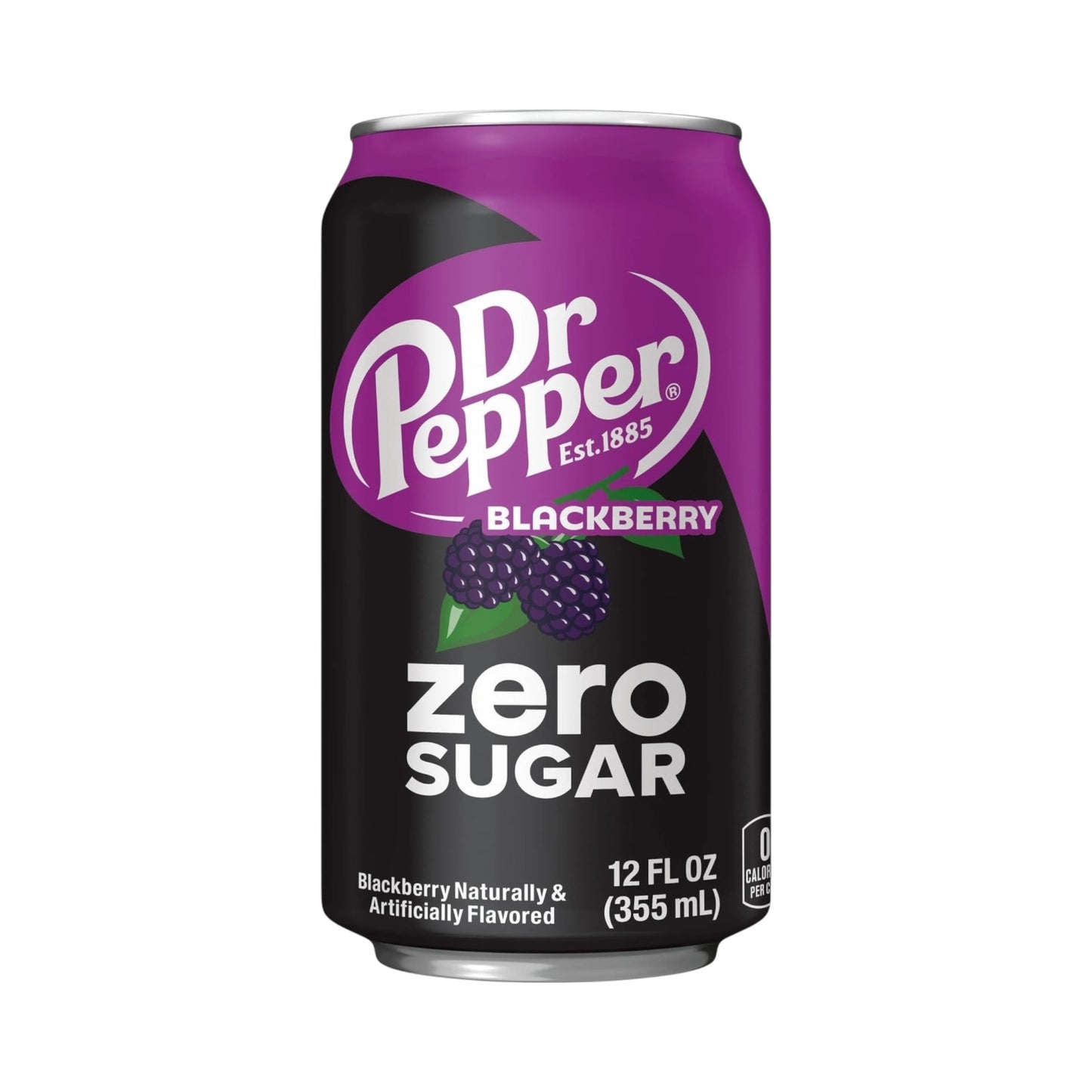 Dr Pepper Blackberry Zero Sugar - 12.fl.oz (355ml)