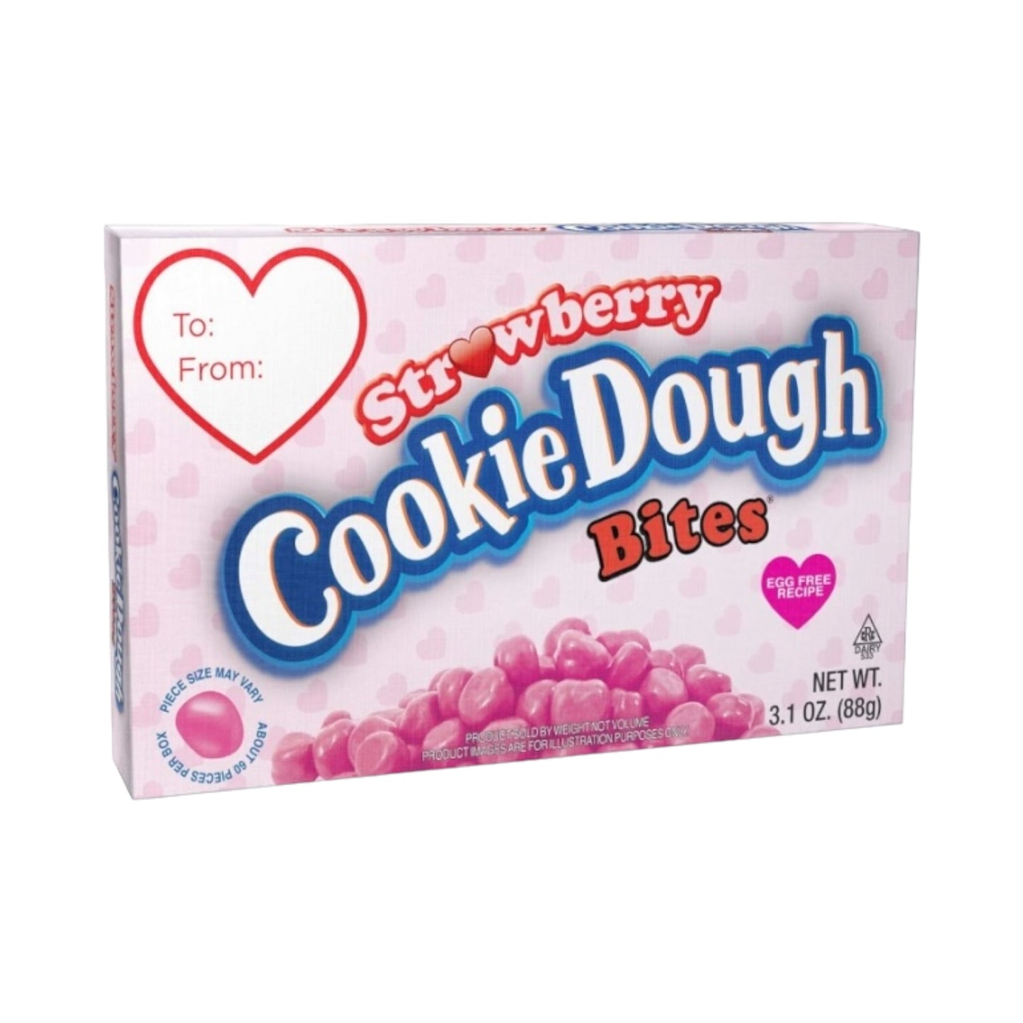 Cookie Dough Bites Strawberry - 3.1oz (88g) - Theatre Box
