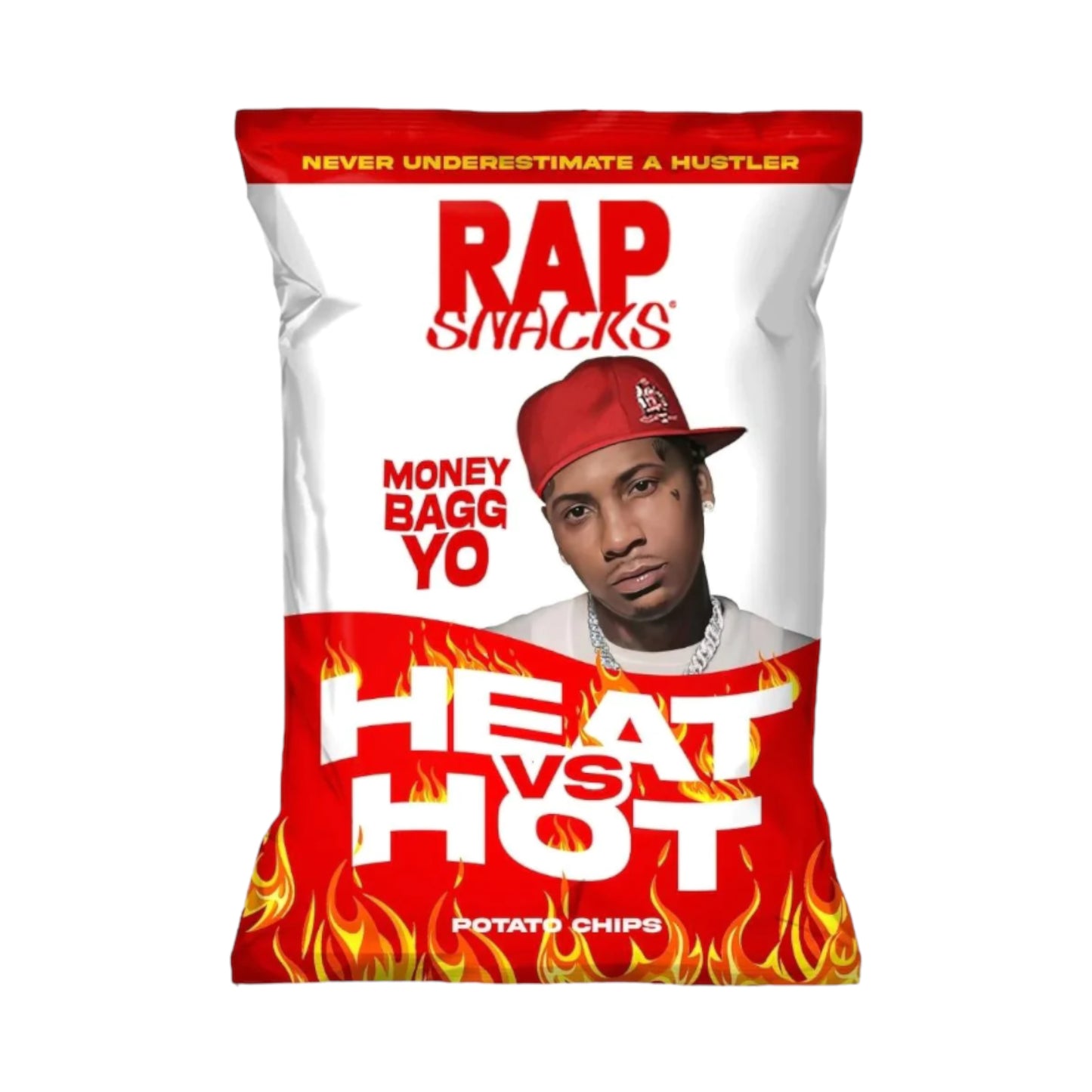 Rap Snacks Money Bagg Yo Heat vs Hot Chips - 2.5oz (71g)