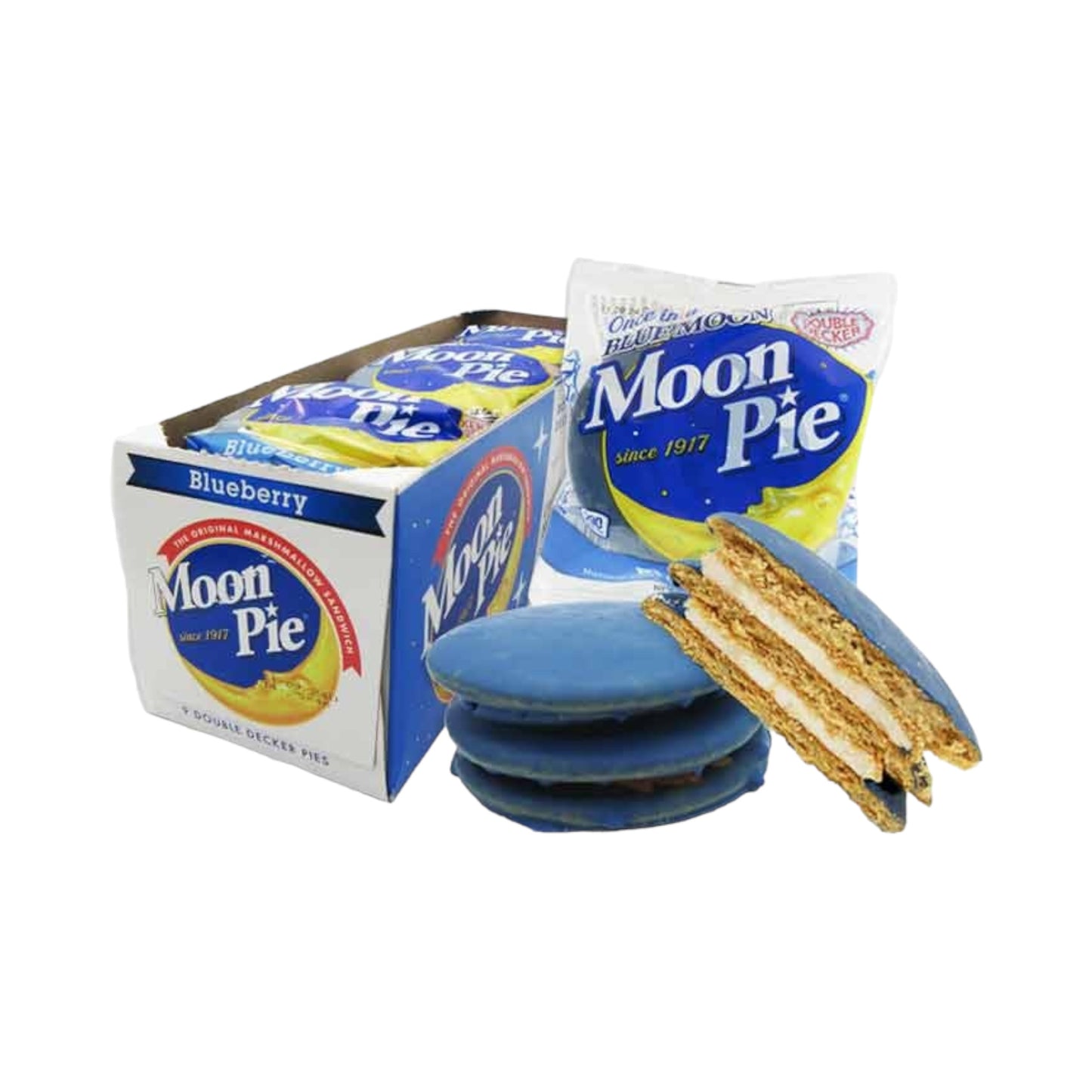 Moon Pie Blueberry Double Decker - 2.75oz (78g)