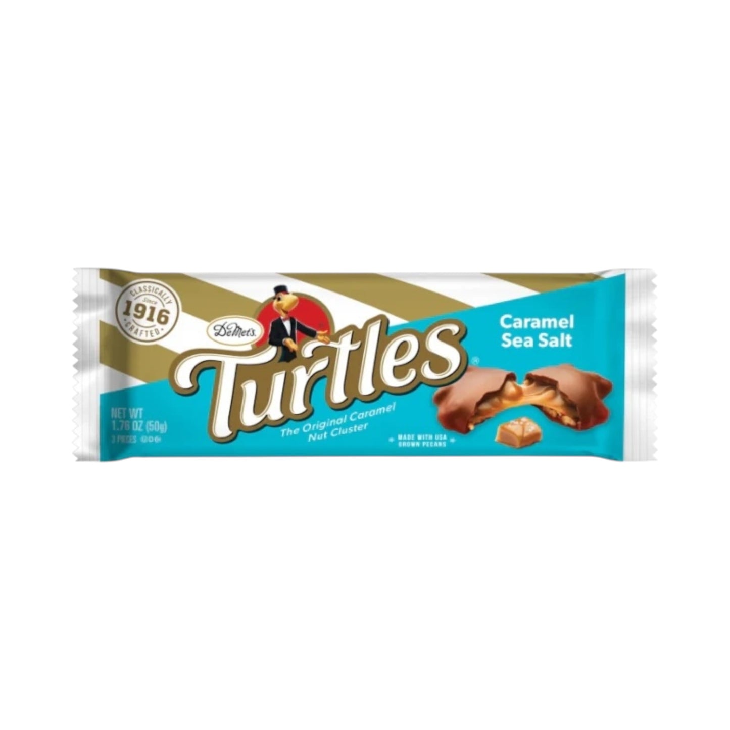 DeMet's Turtles Sea Salt Caramel (3pc) - 1.76oz (50g)