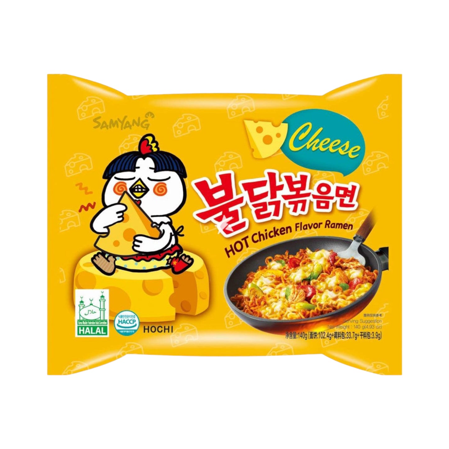 Samyang Buldak Hot Chicken Ramen Cheese - 140g