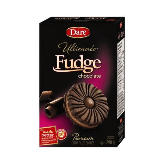 Dare - Ultimate Fudge Chocolate Crème Filled Cookies - 290g [Canadian]