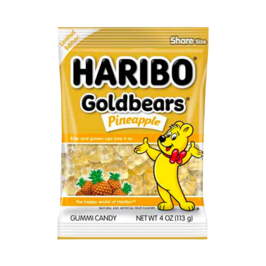 Haribo Gold Bears Pineapple - 4oz (113g)