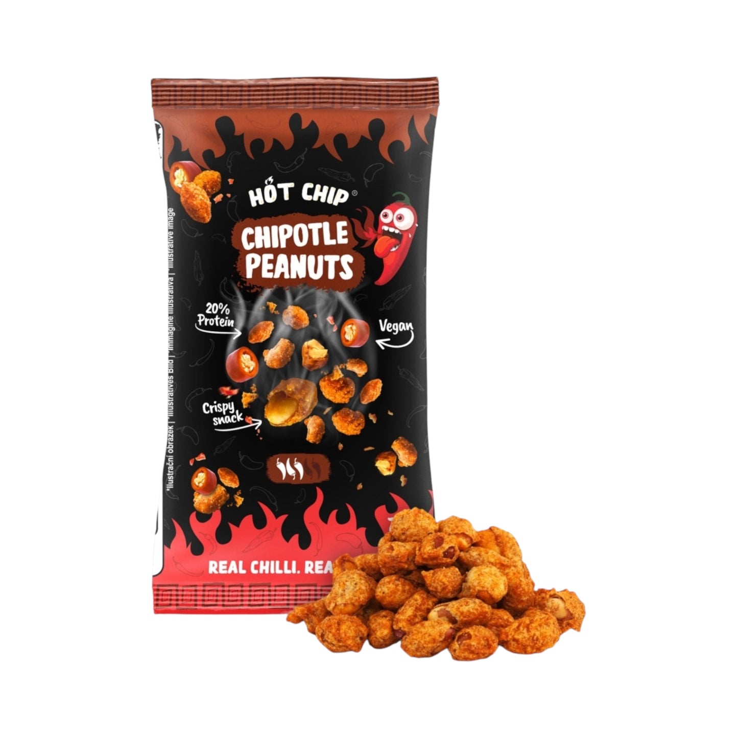 Hot Chip Peanuts Chipotle - 70g