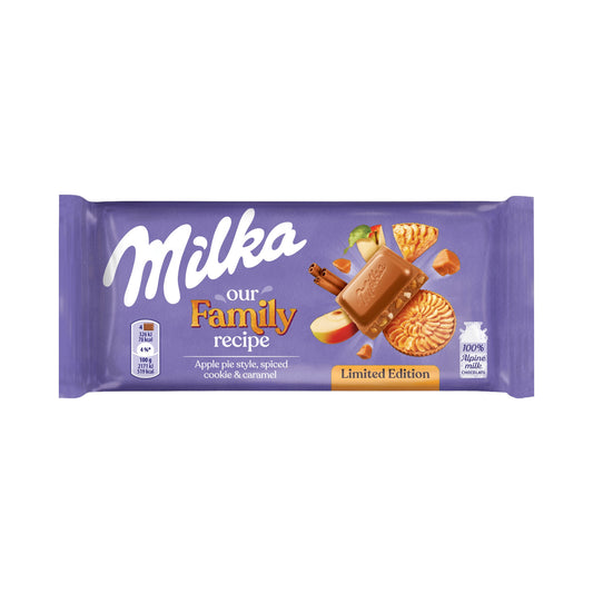 Milka Apple Pie Milk Chocolate Bar (90g)