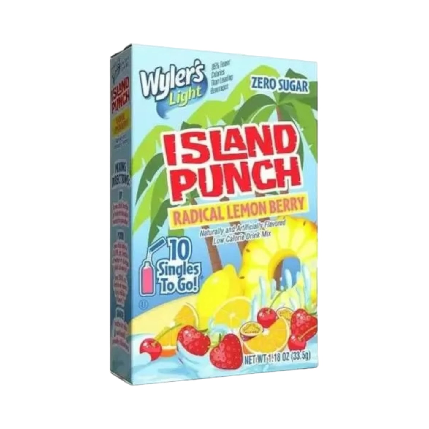 Wyler's - Island Punch Singles To Go Radical Lemon Berry - 1.18oz (33.5g)