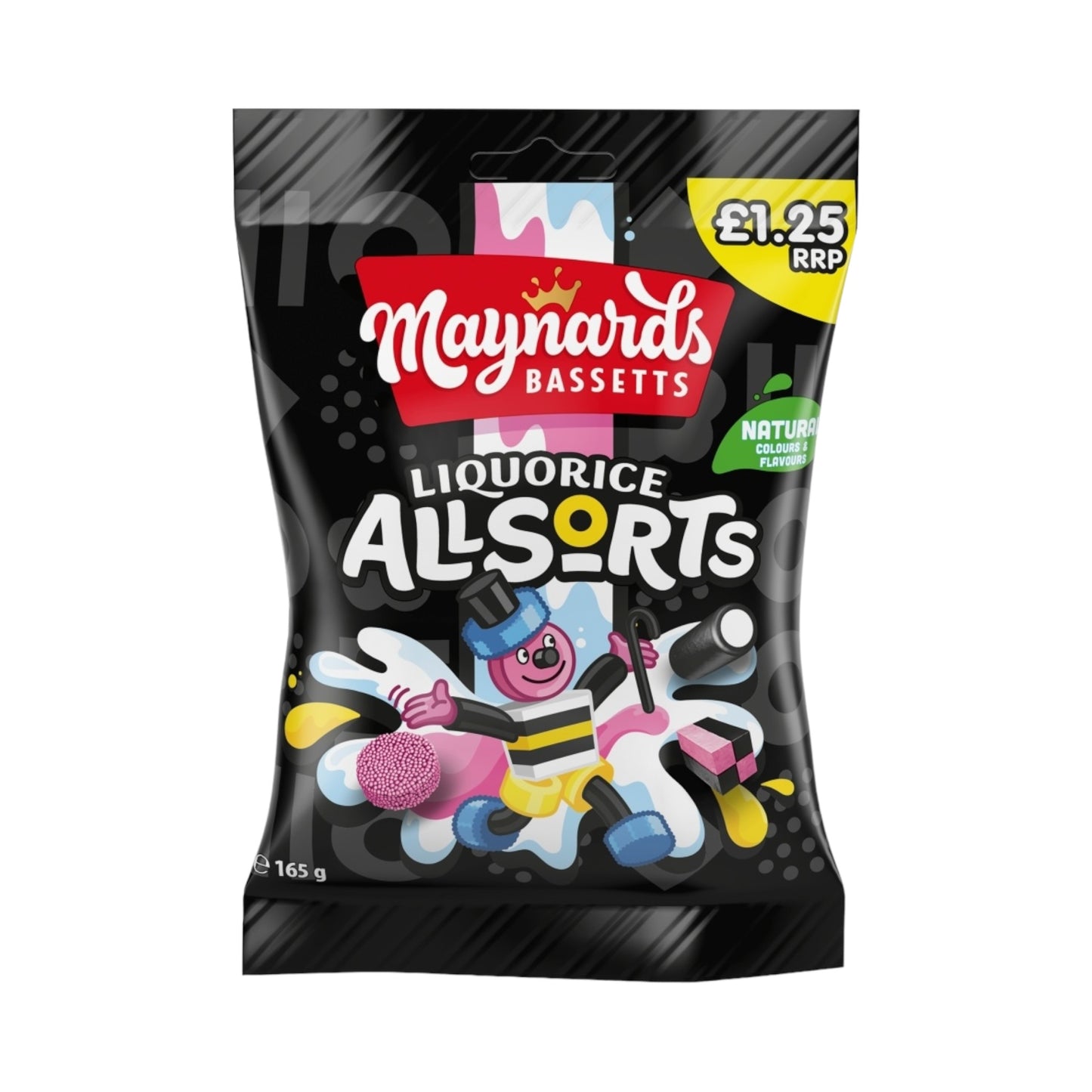 Maynards Bassetts Liquorice Allsorts Sweets Bag - 130g (PMP £1.35)