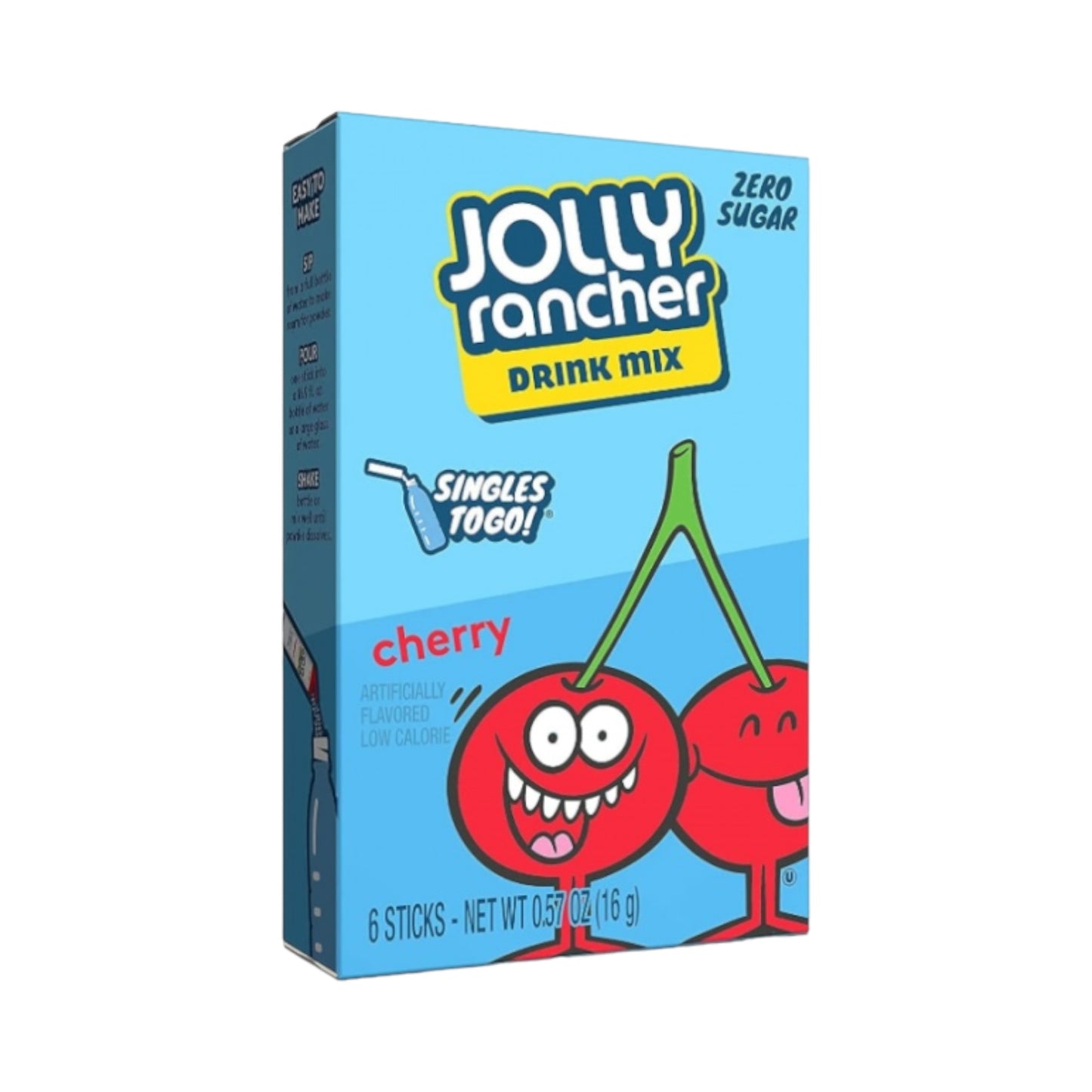 Jolly Rancher Singles To Go Drink Mix - Cherry Zero Sugar - 0.57oz (16g