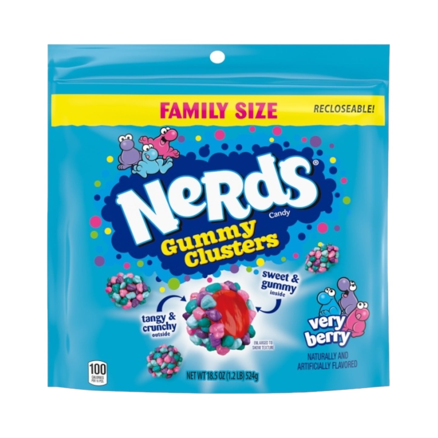 Nerds Gummy Clusters Very Berry - 18.5oz (524g)