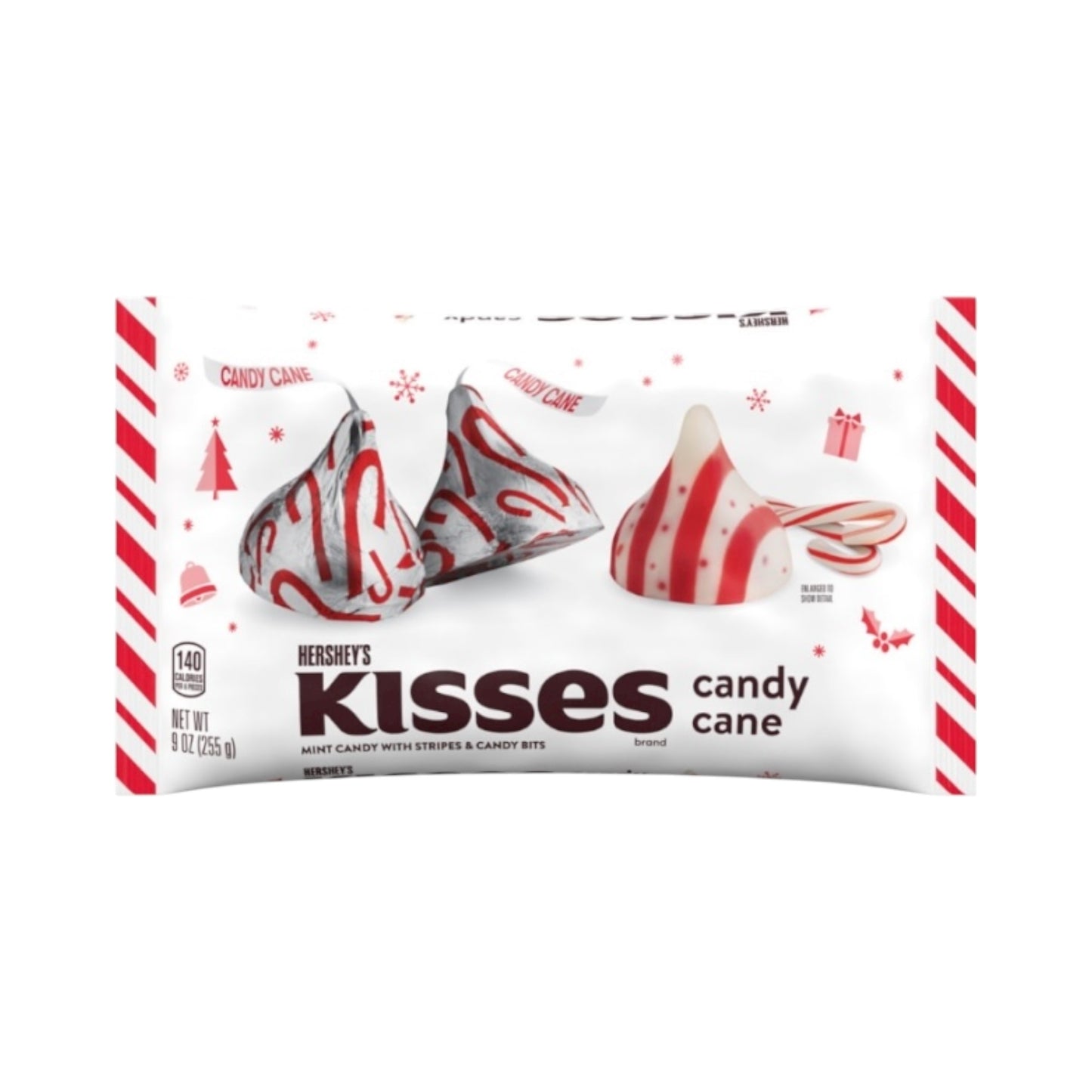 Hershey's Kisses Candy Cane - 9oz (255g)