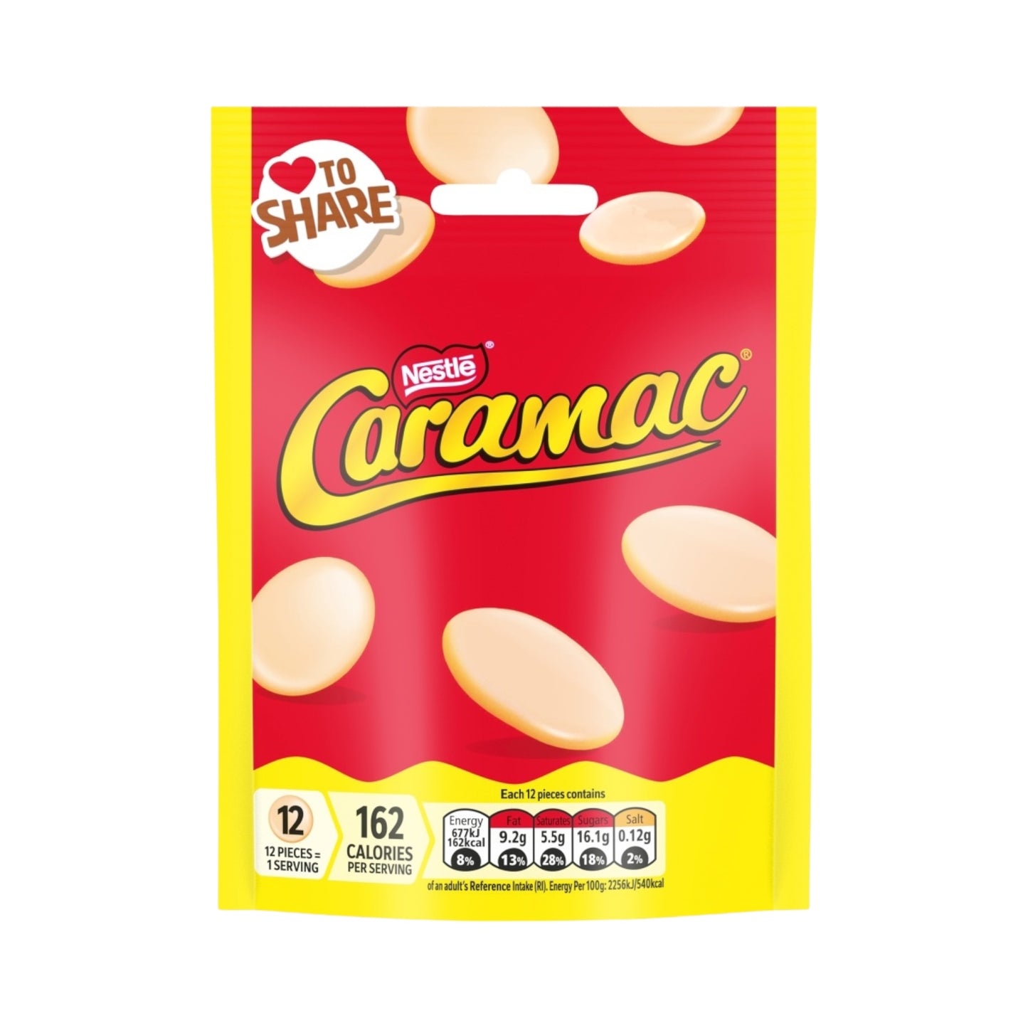 Caramac Giant Buttons Caramel Flavour Share Bag - 86g