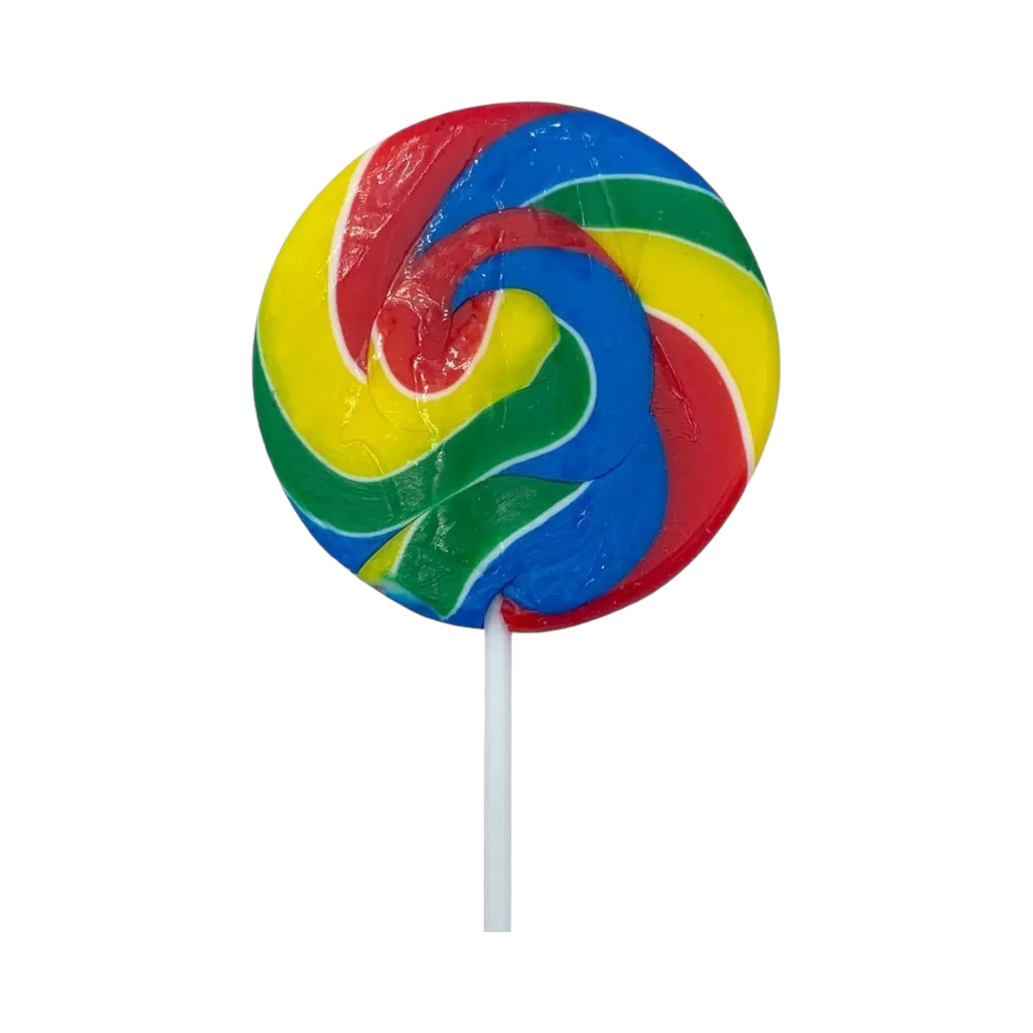 Swirly Round Rainbow Lollies - 20g