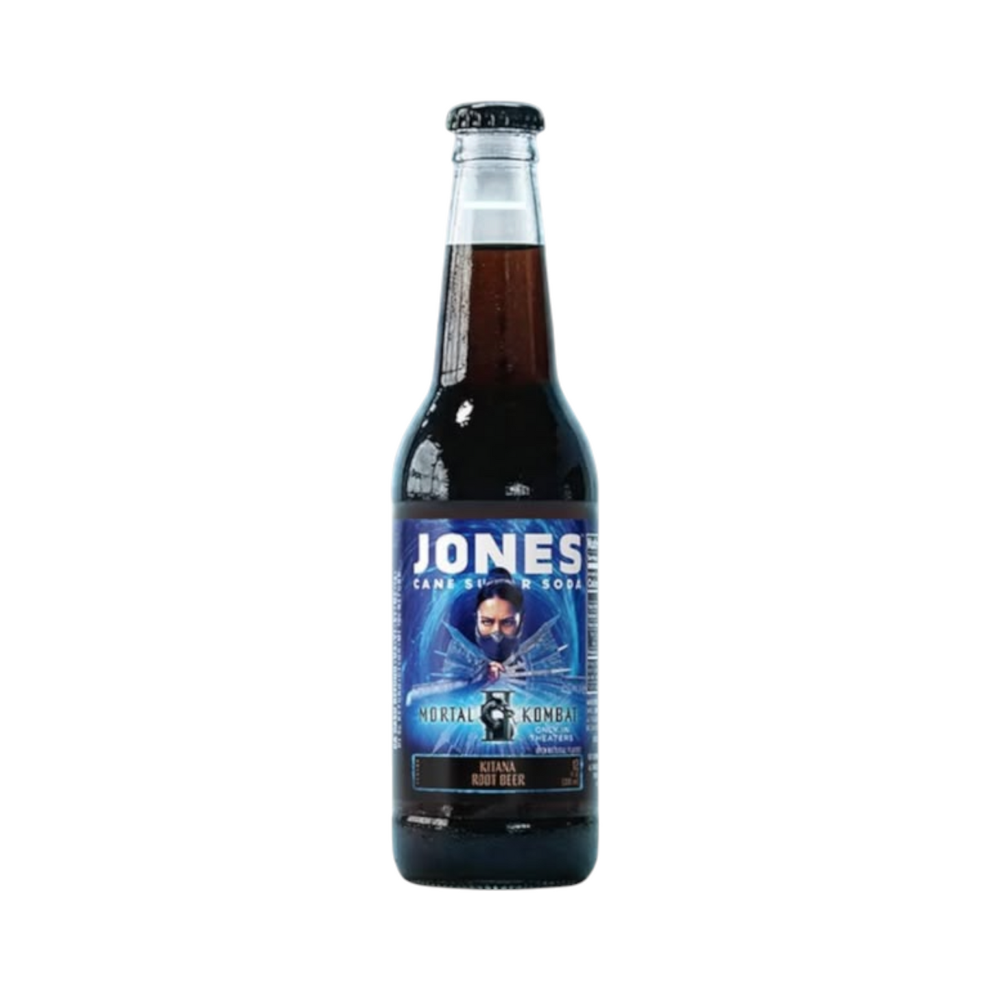 Jones Soda X Mortal Kombat II - Kitana Root Beer - 12fl.Oz (355ml)