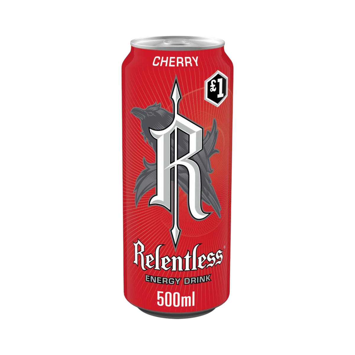 Relentless Energy Drink Cherry - 500ml (PMP £1)