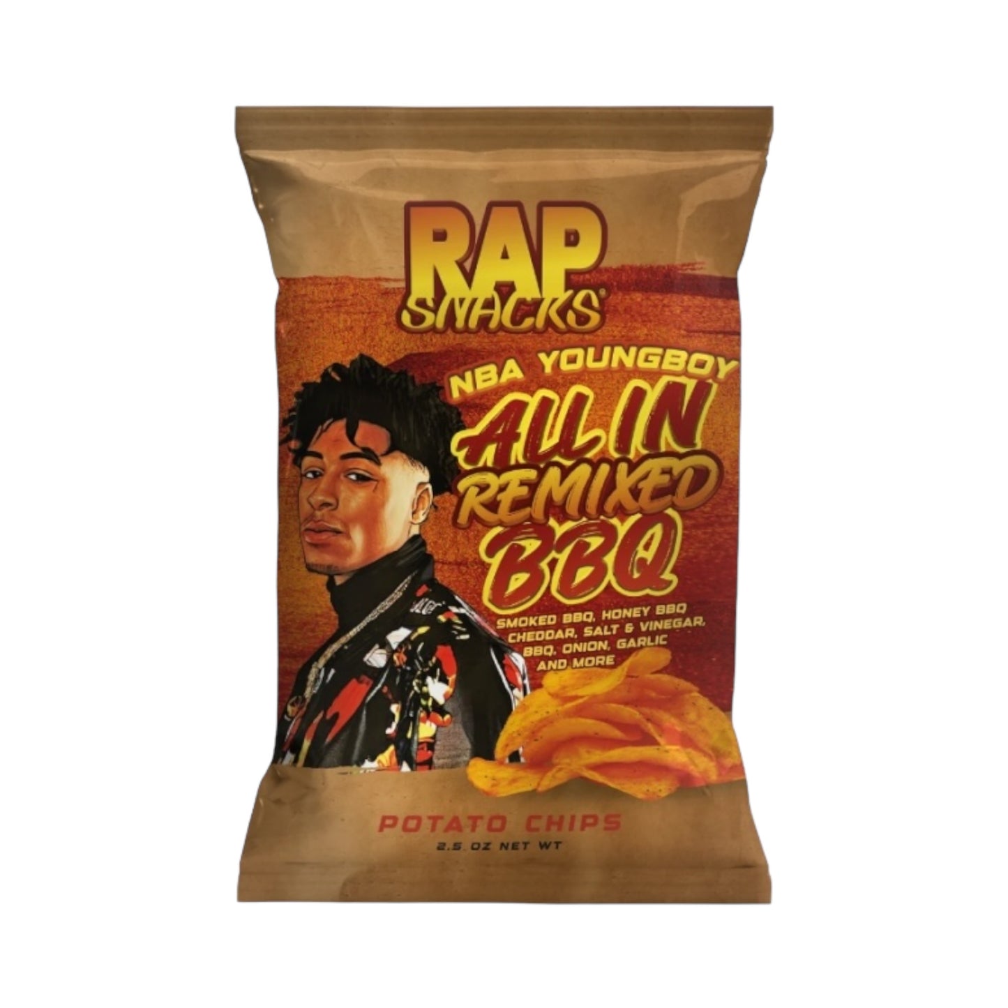 Rap Snacks NBA YoungBoy All In Remix BBQ - 2.5oz (71g)