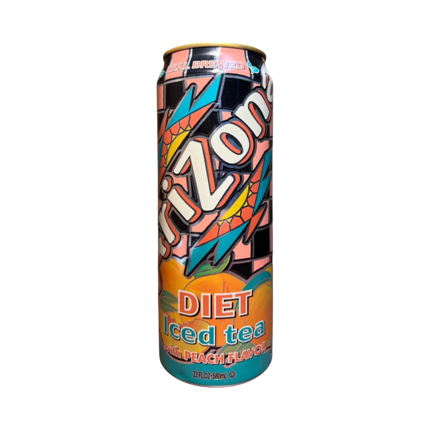 AriZona Diet Peach Iced Tea - 23fl.oz (680ml)