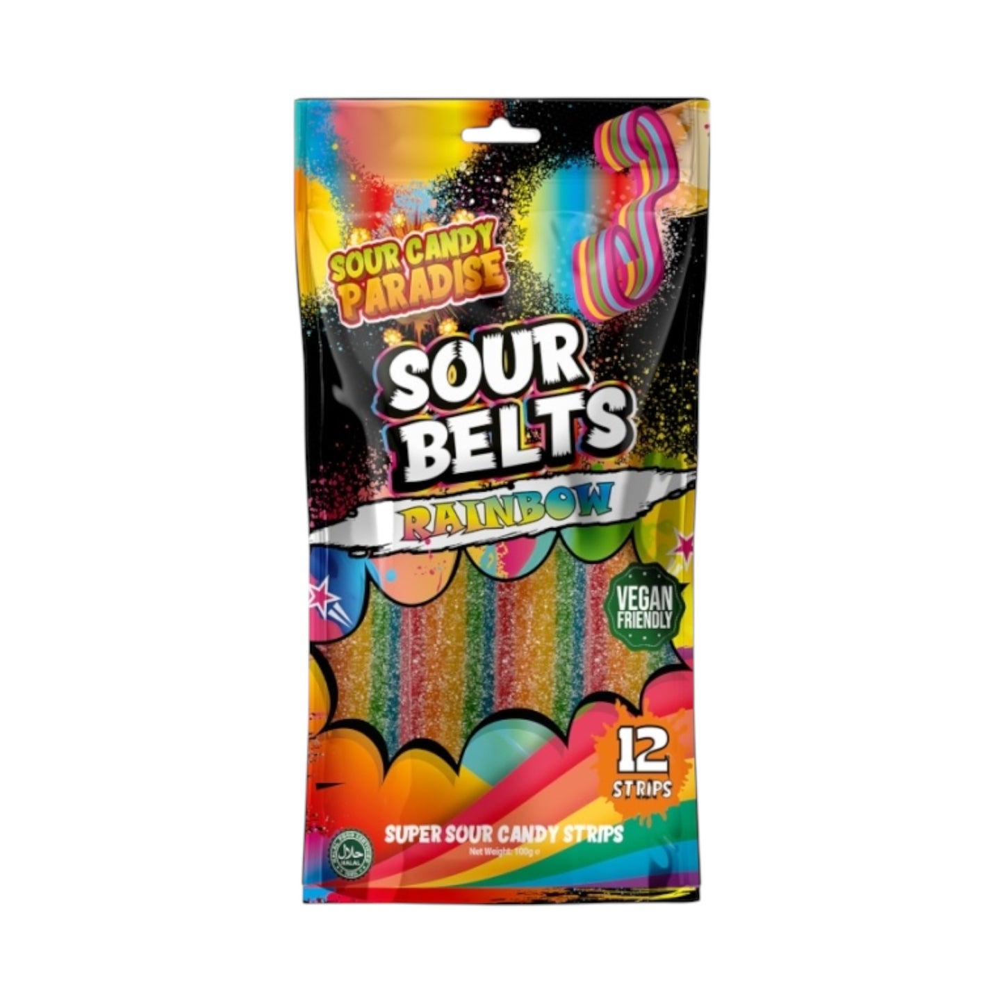 Sour Belts Rainbow - 100g