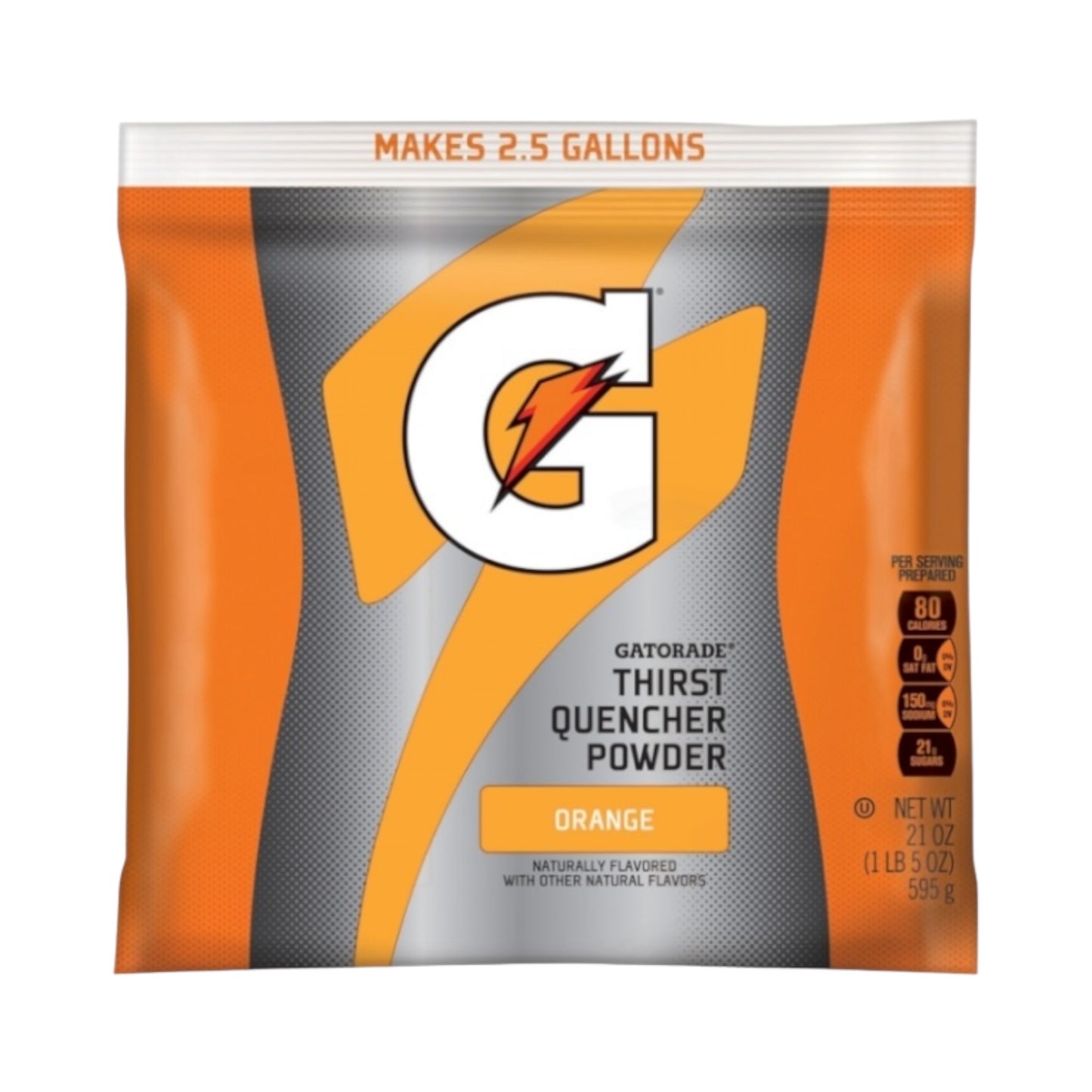 Gatorade - Thirst Quencher Orange Instant Powder Mix - 21oz (595g)